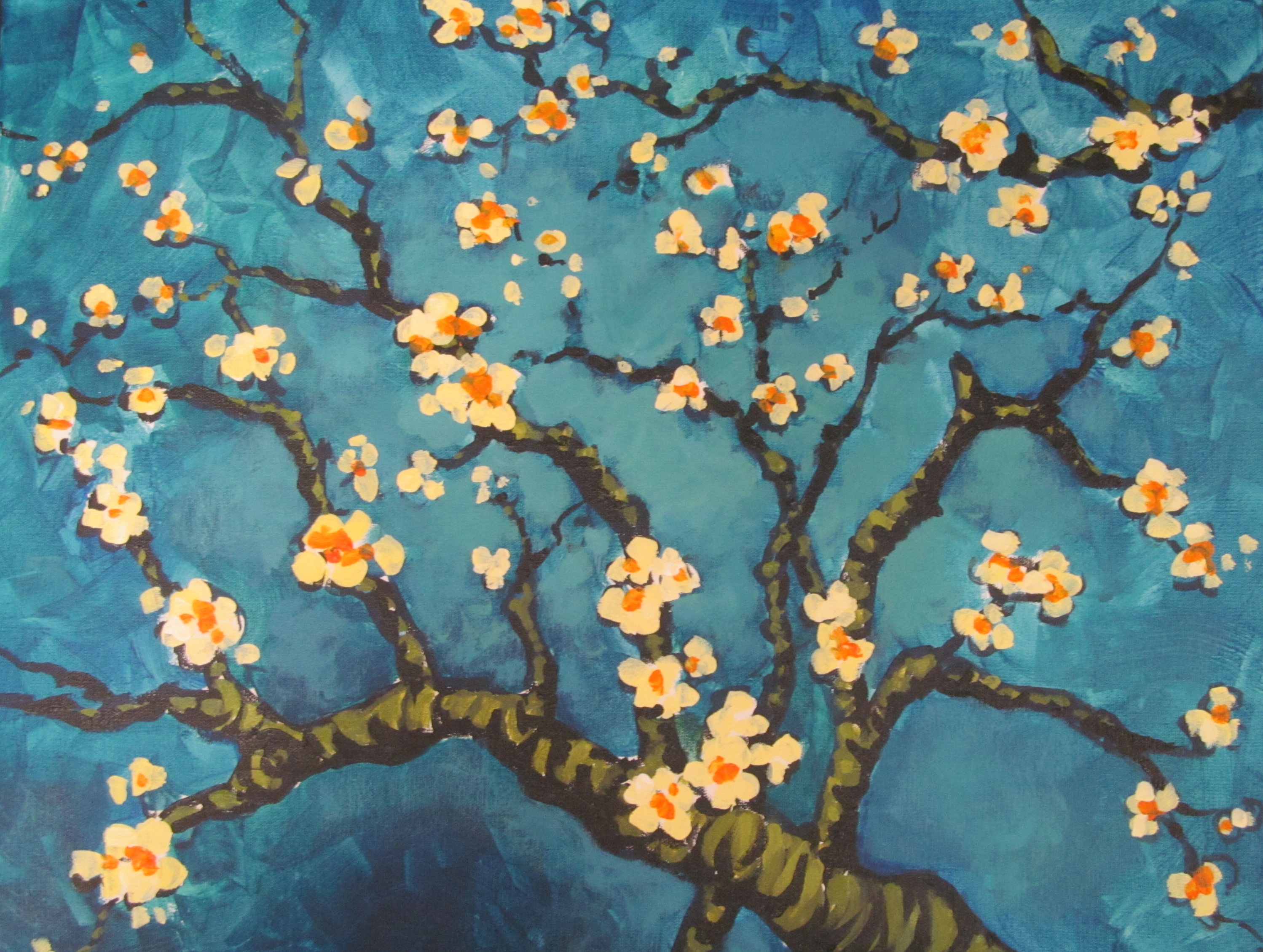 Almond Blossom * Plus Free Happy Hour and Gallery Talk Before Class ...