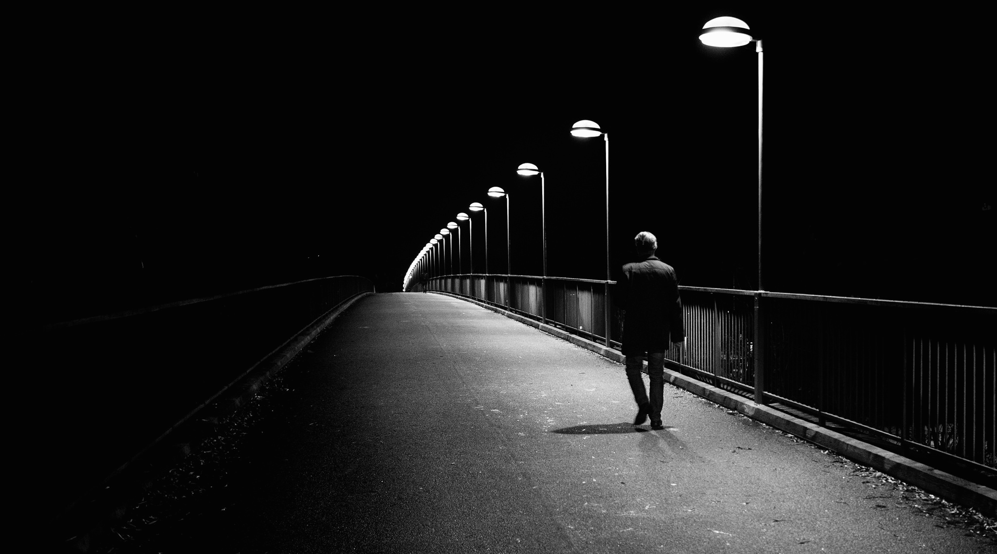 Walking alone photo