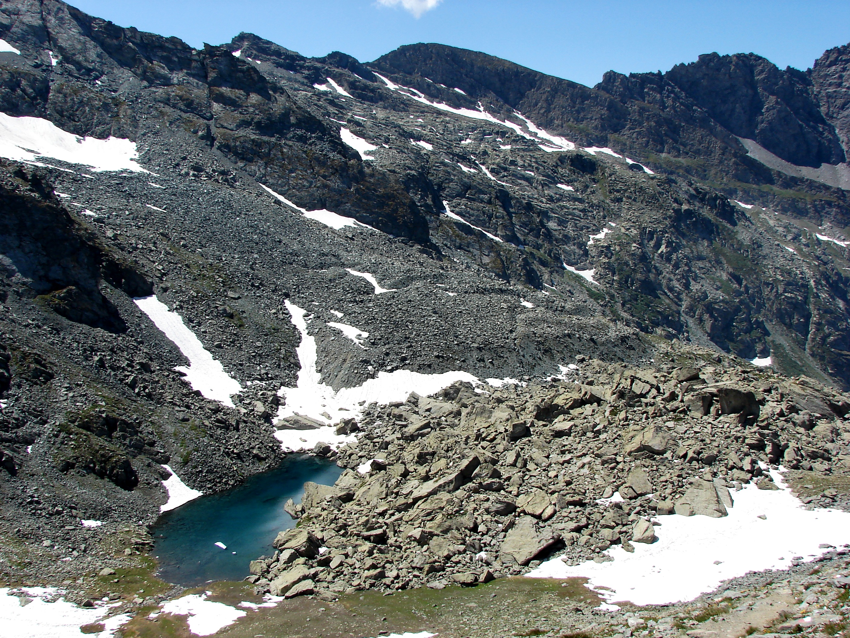 Alpine lake photo