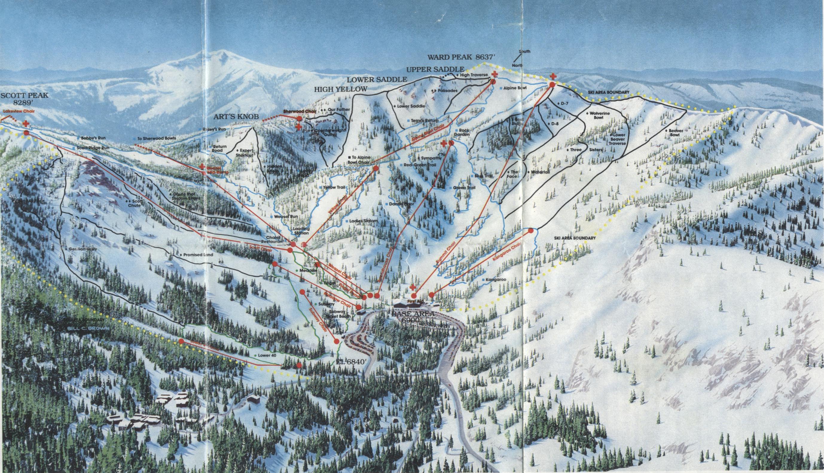 Alpine Meadows Ski Area - SkiMap.org