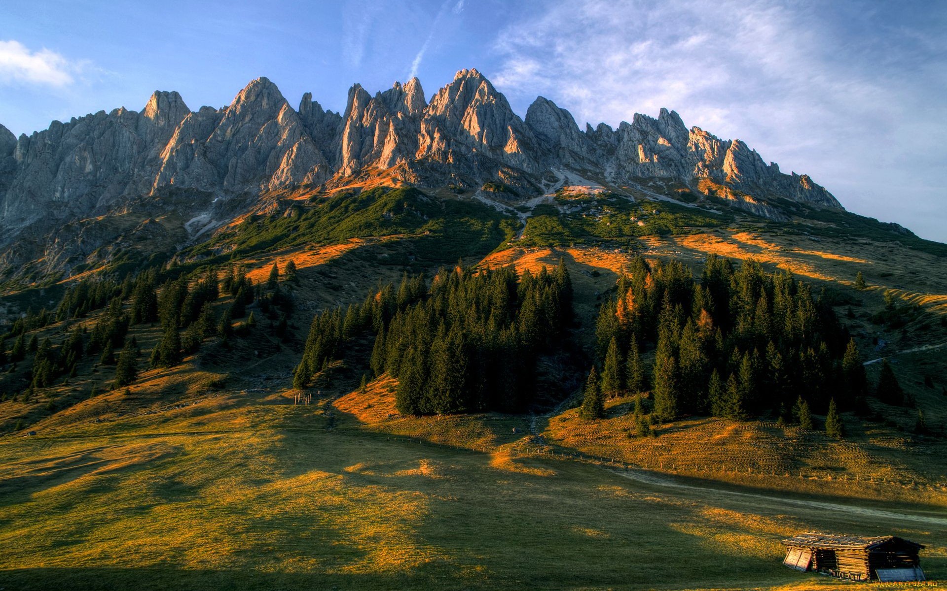 Mountain: Sky Forest Amazing Peak Alpine View Mountain Wallpaper ...