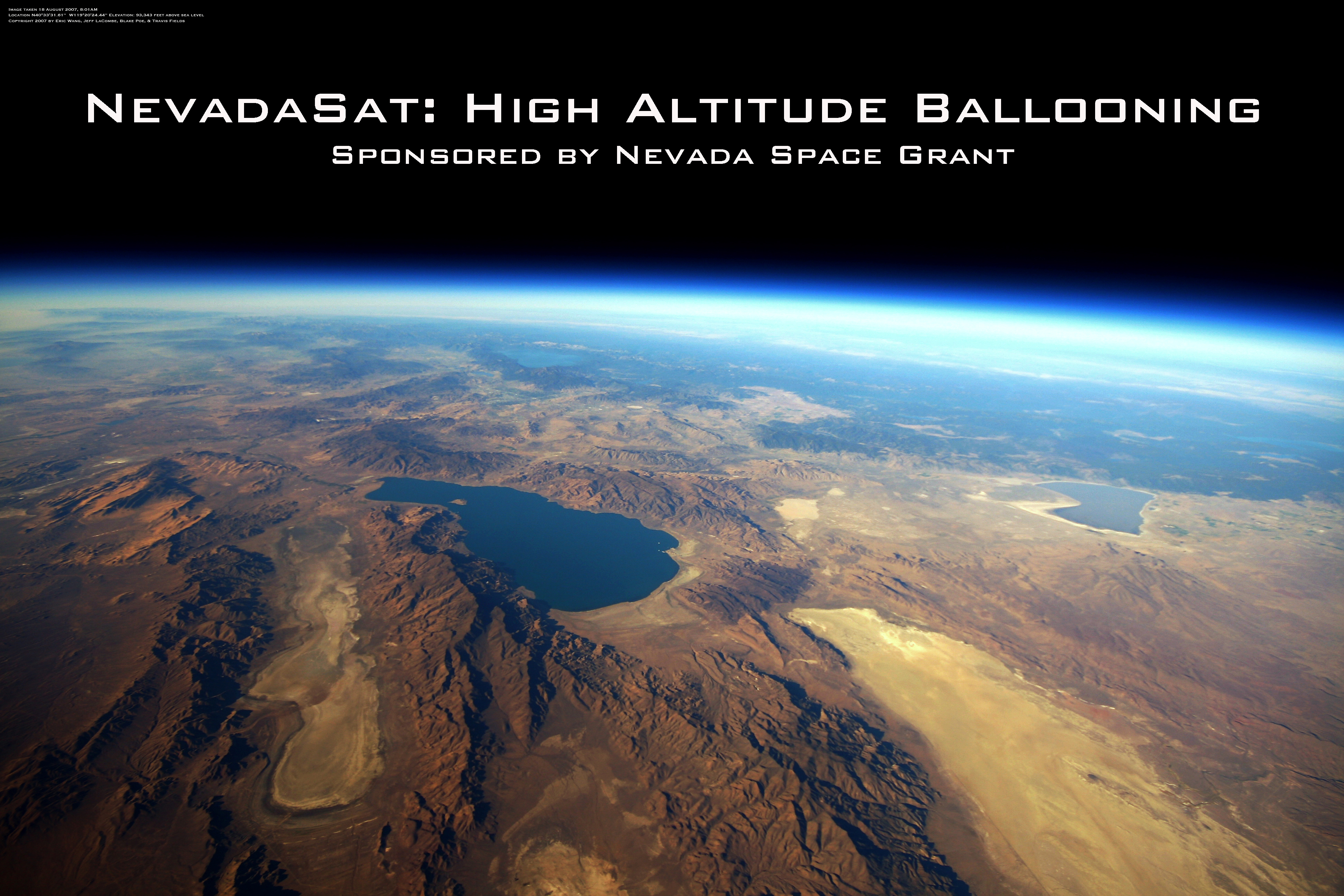 NevadaSat: High altitude ballooning