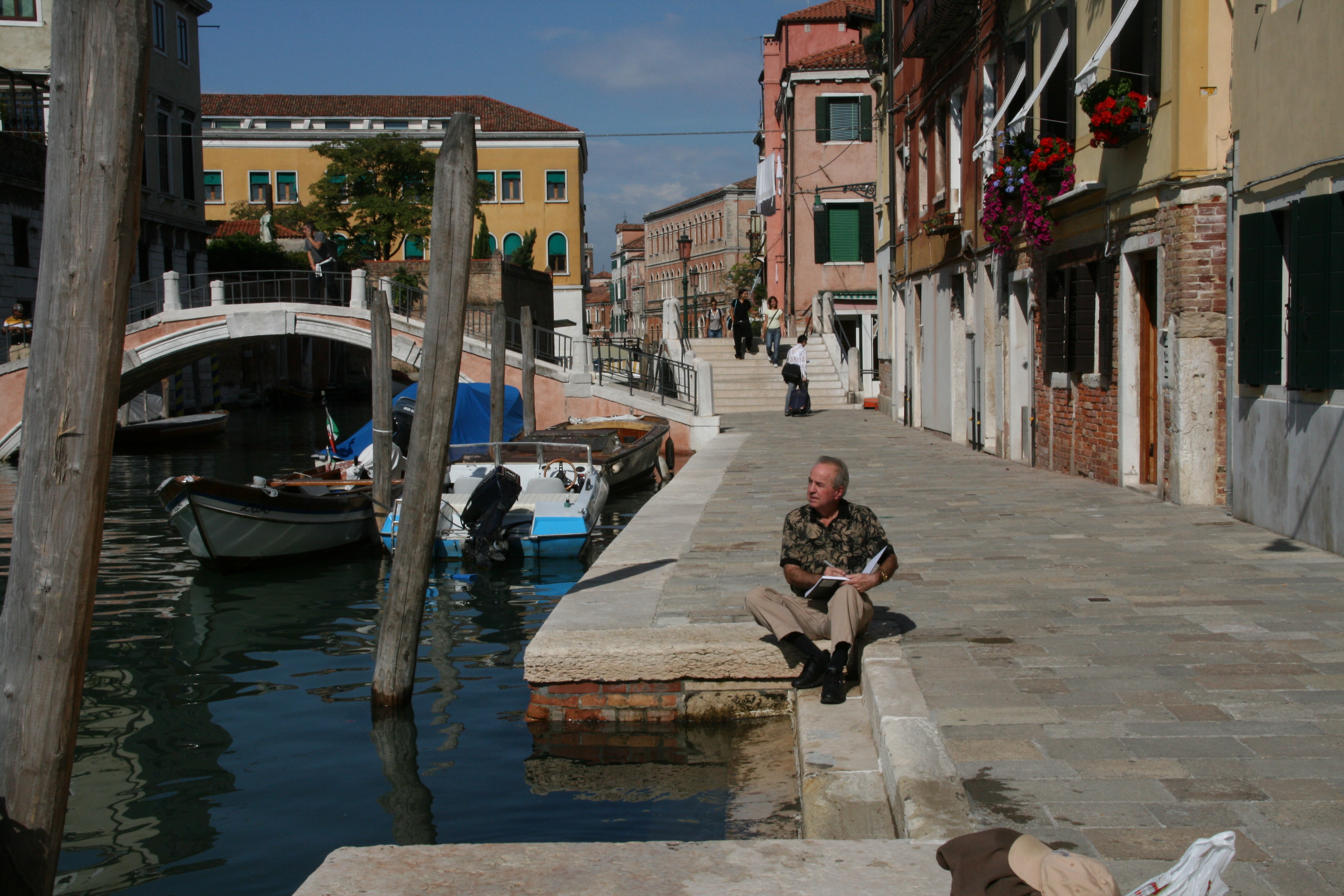 Charles Cox OPA Sketching in Venice - Oil Painters Of America Blog