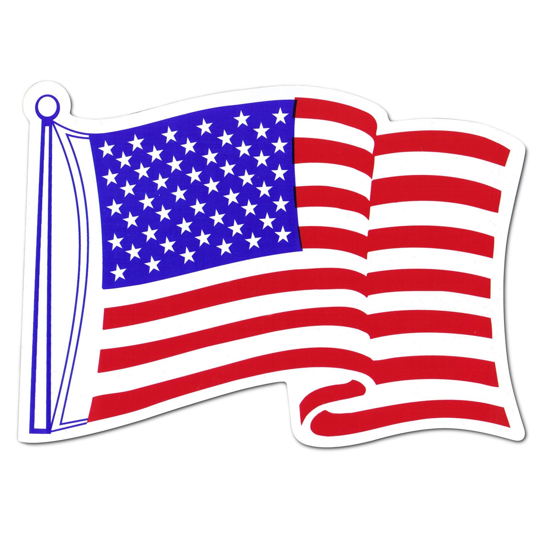 American Car Flag Magnet