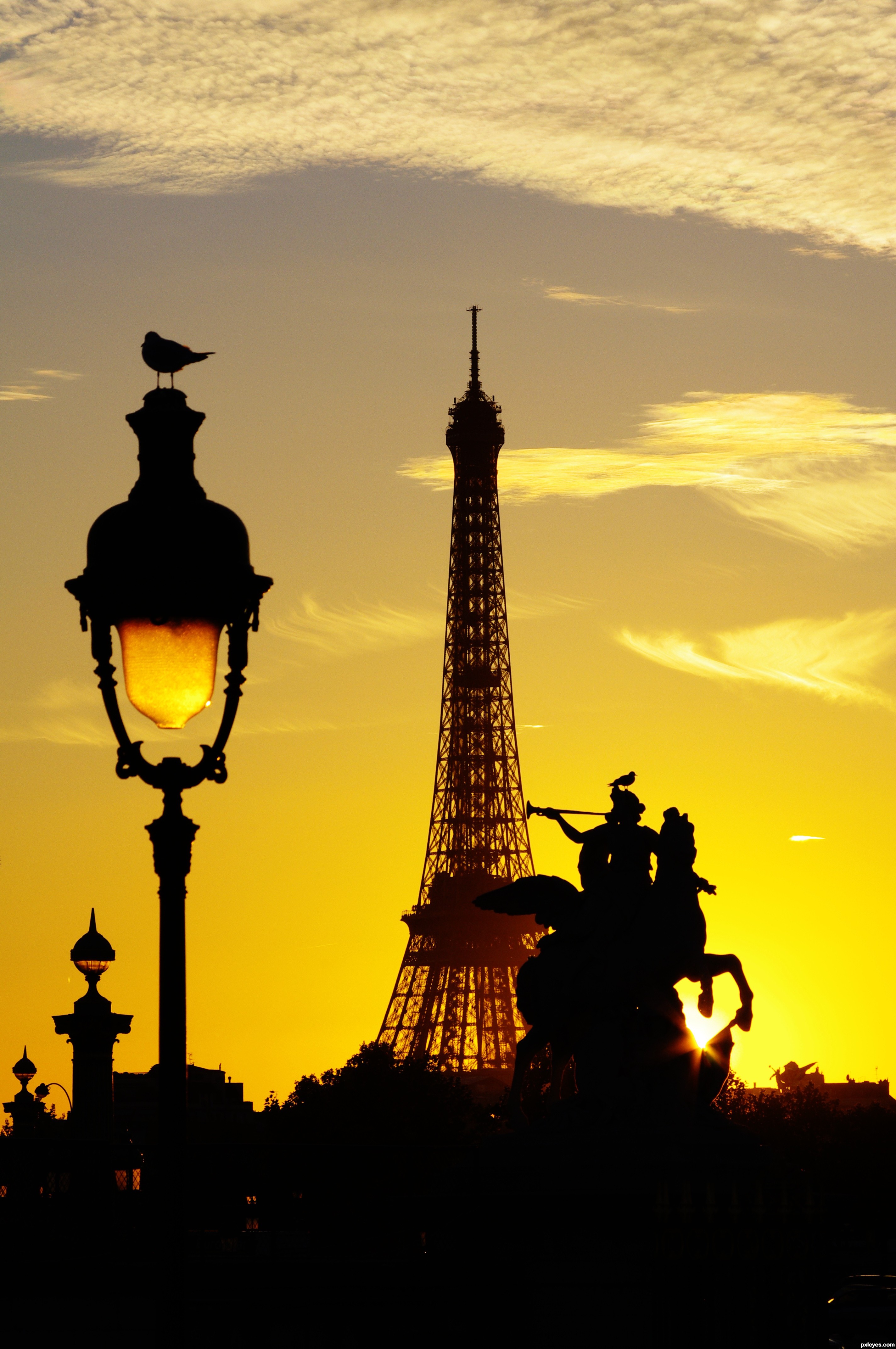 An evening in Paris picture, by Yank for: backlighting 2 photography ...