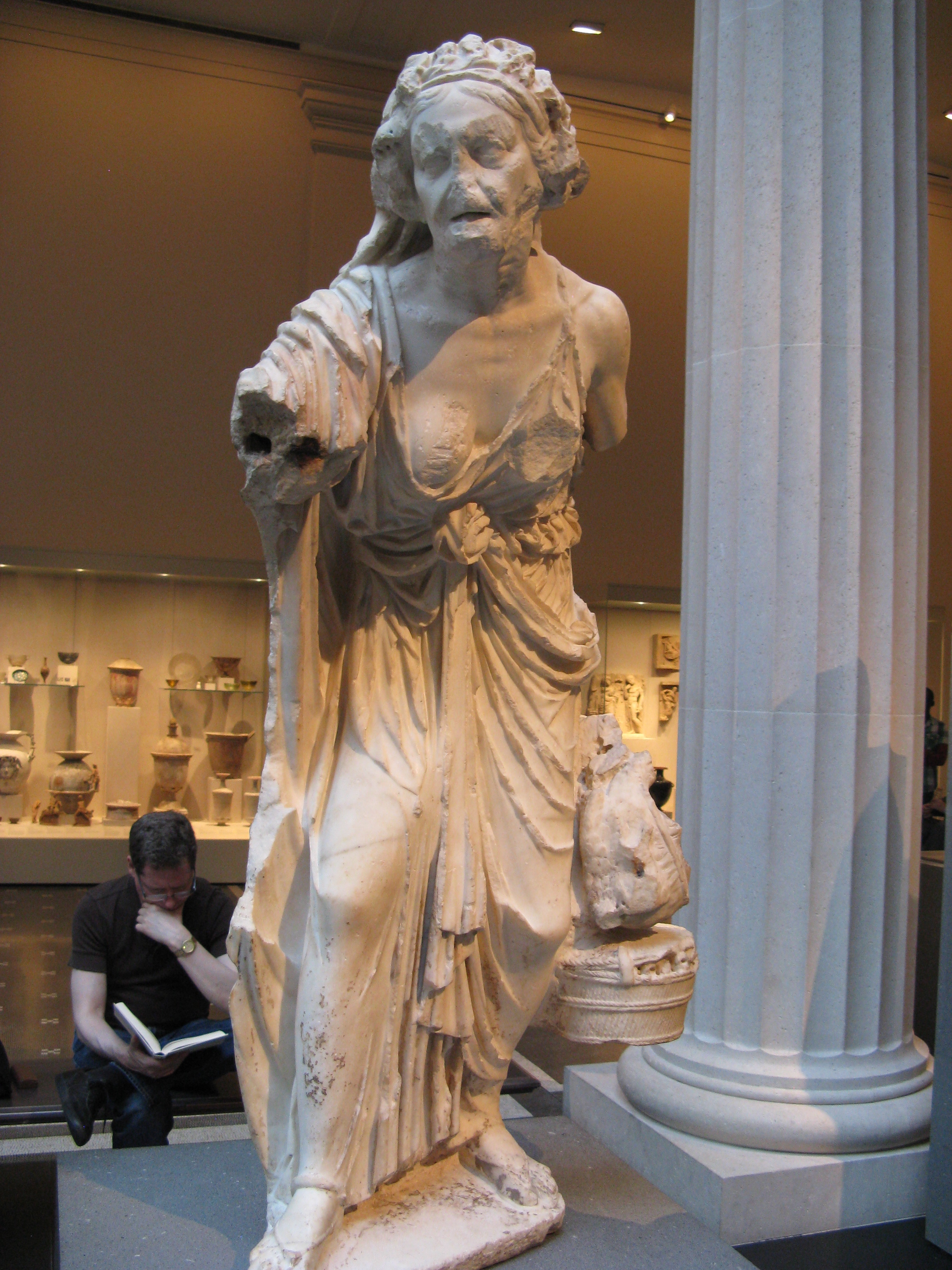 File:Marble statue of an old woman-Metropolitan Museum of Art.jpg ...