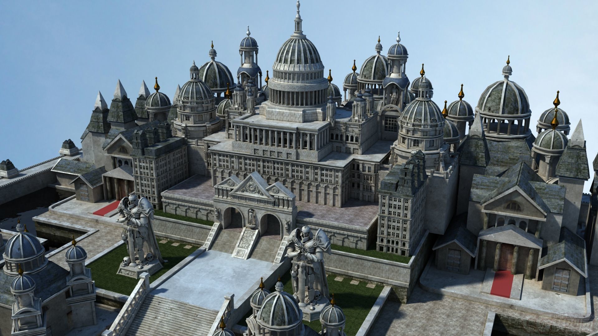 Ancient Castle 001 3D | CGTrader