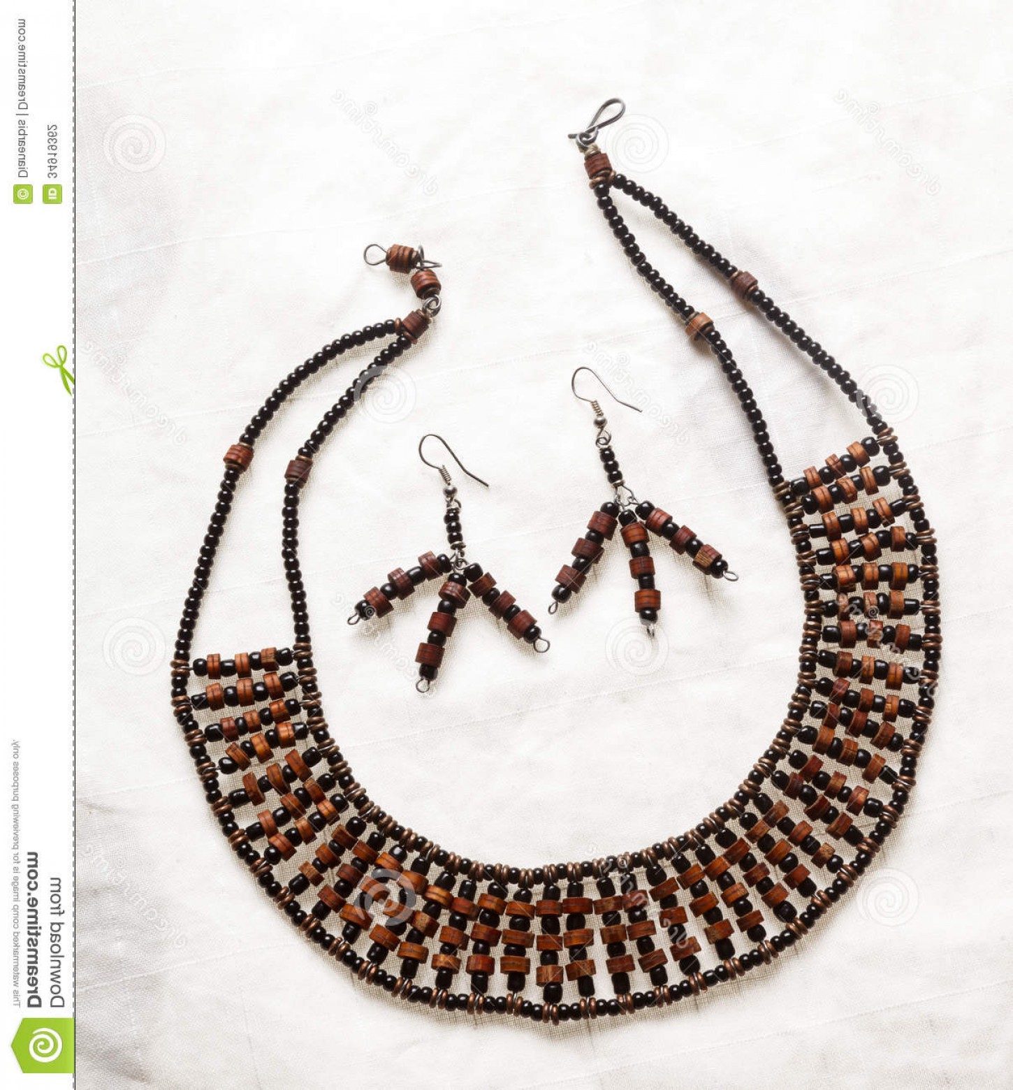 Stock Photography South African Jewelry Necklace Earrings Handmade ...