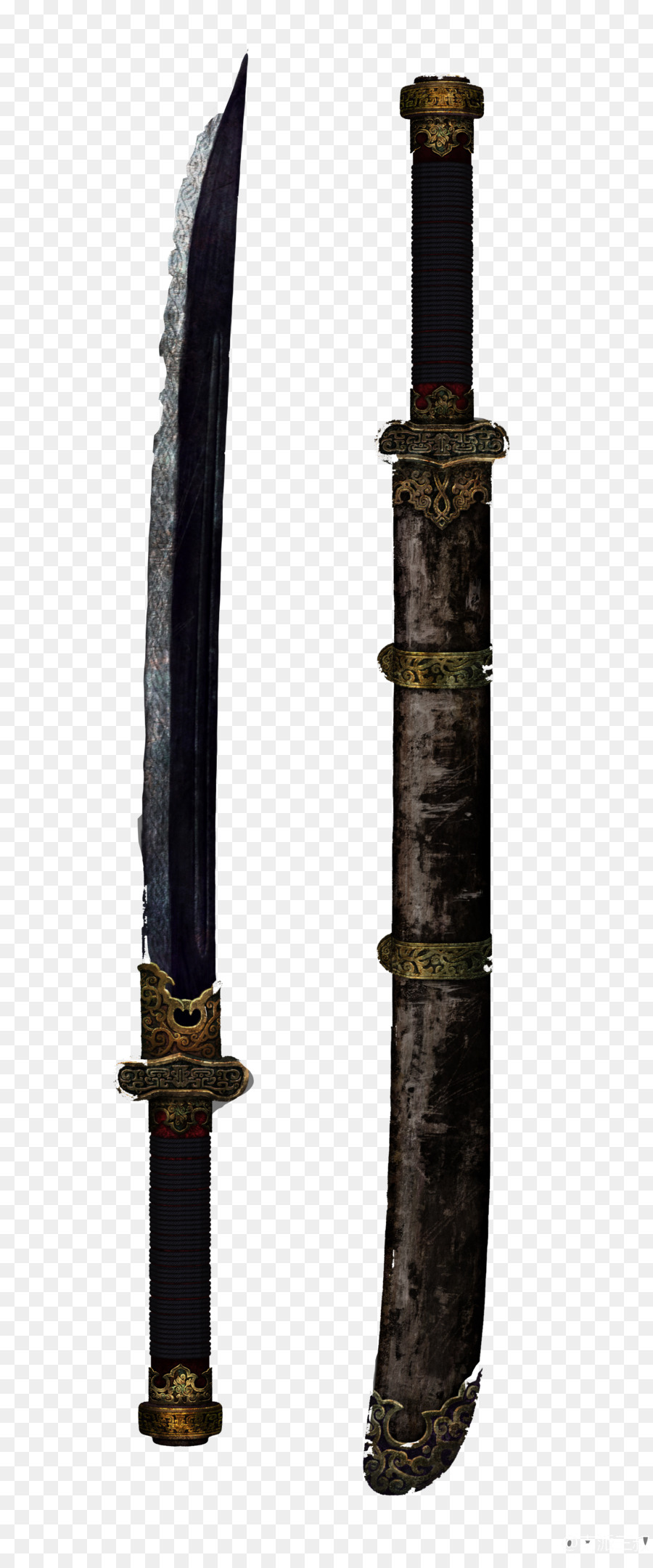 Daomu Biji Weapon Sabre Japanese sword - Ancient weapons sword png ...