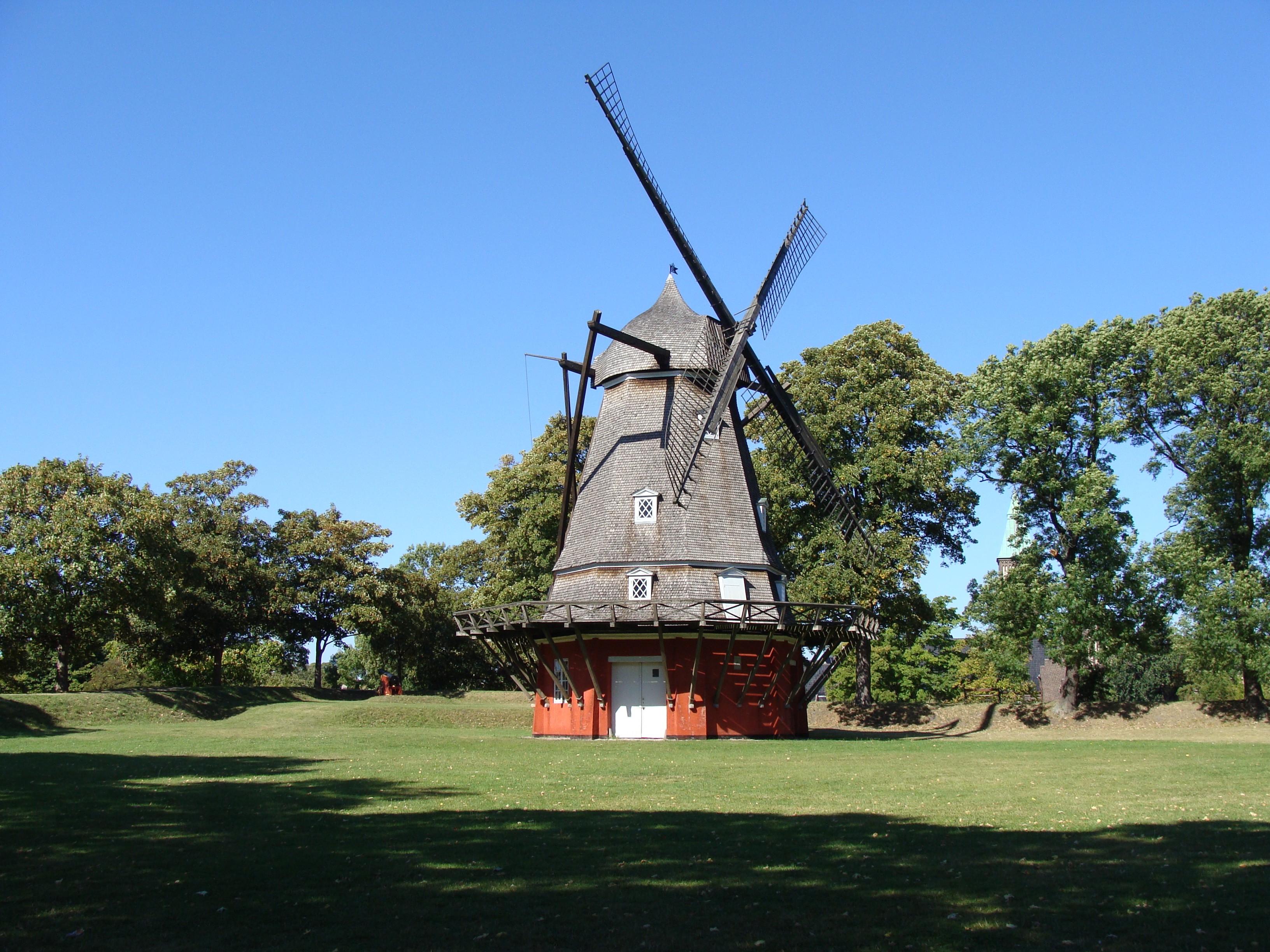 Ancient windmill photo