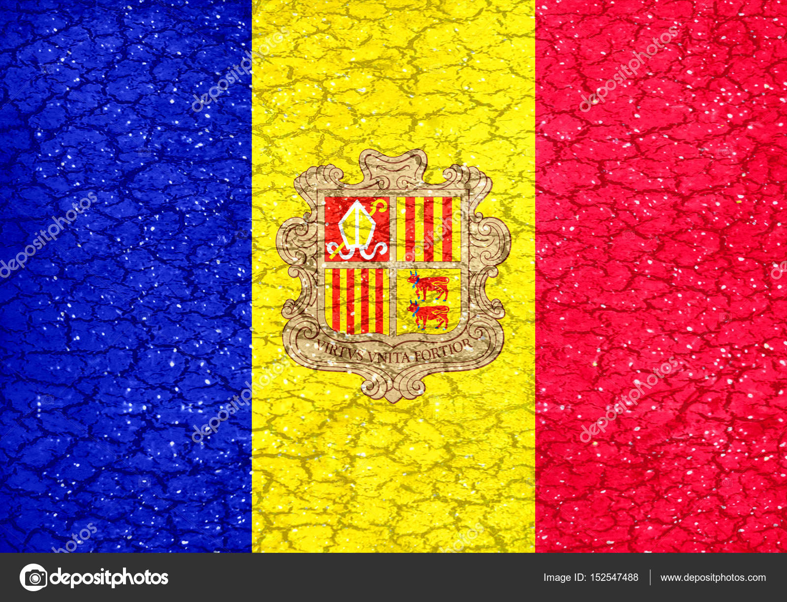 Andorra Grunge Style Flag — Stock Photo © DanFLCreativo #152547488