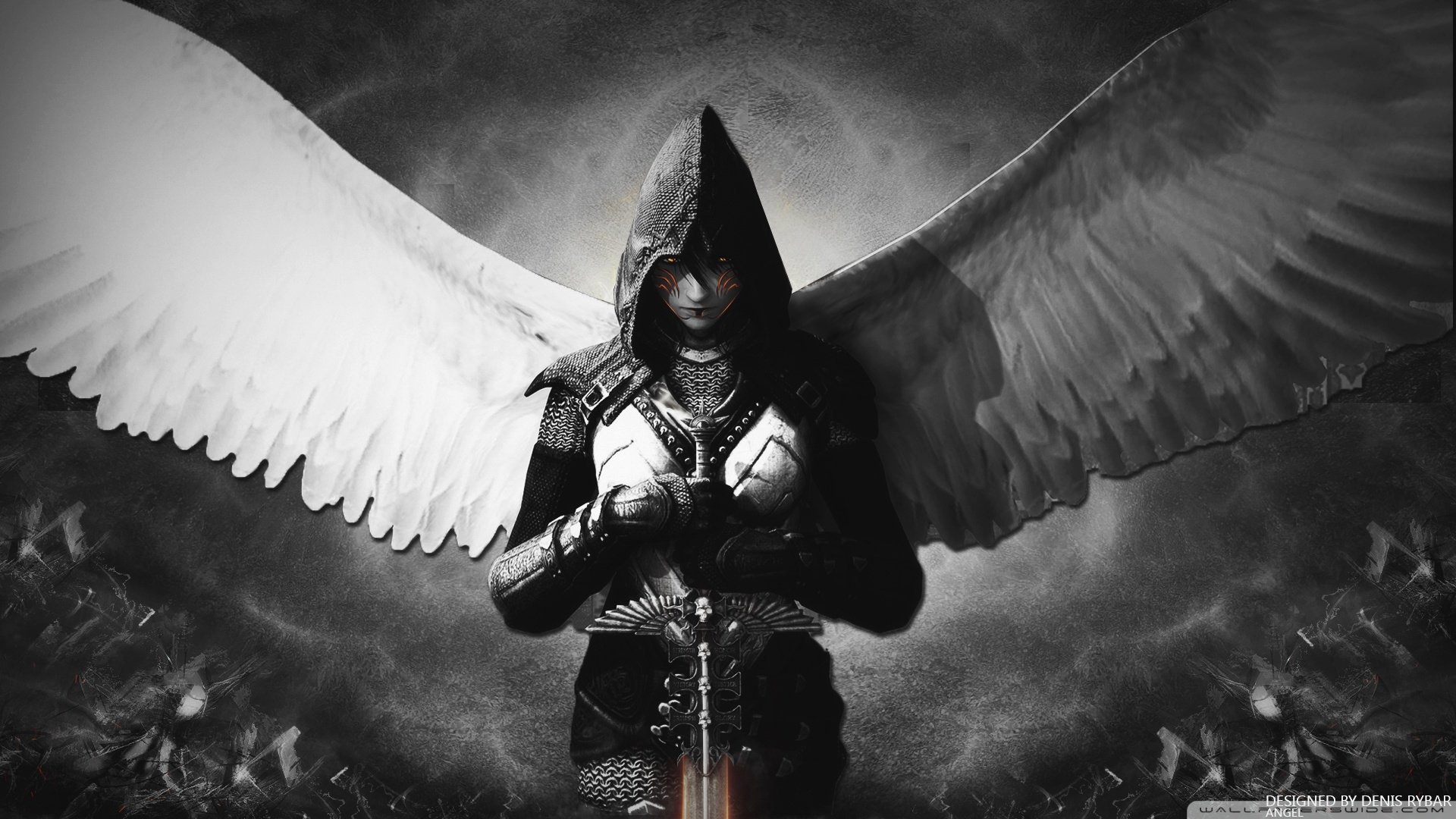 angel warrior Full HD Wallpaper and Background Image | 1920x1080 ...