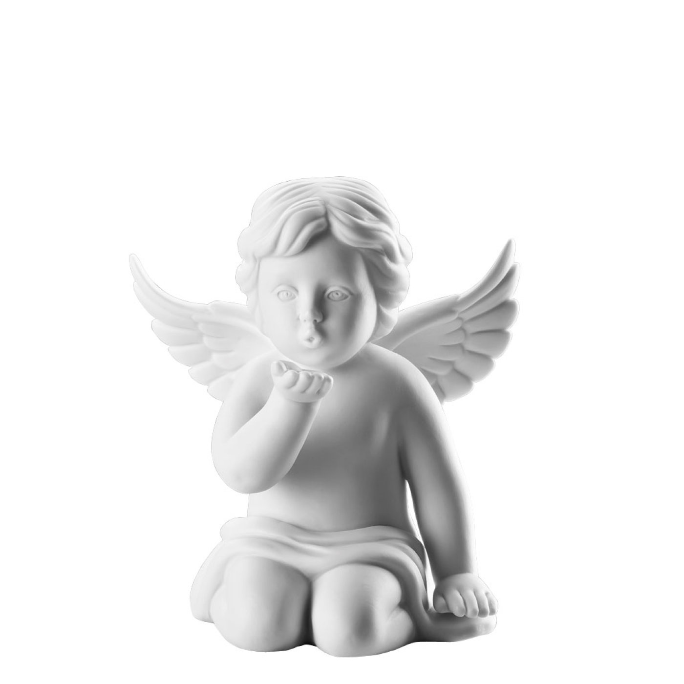 Angel middle White-mat Angel kissing hand | Rosenthal Porcelain ...