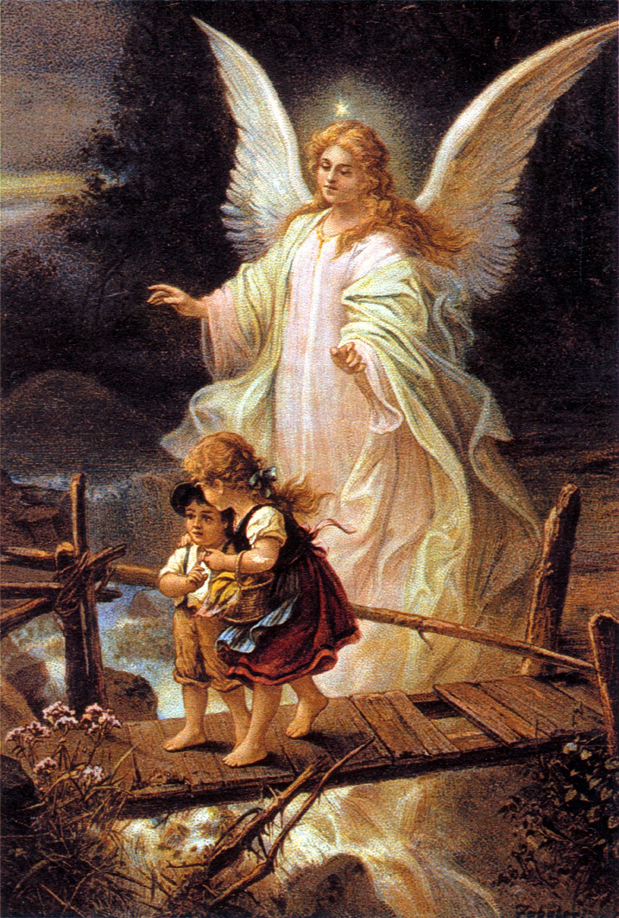The Story Behind This Famous Guardian Angel Painting | Appalachian ...