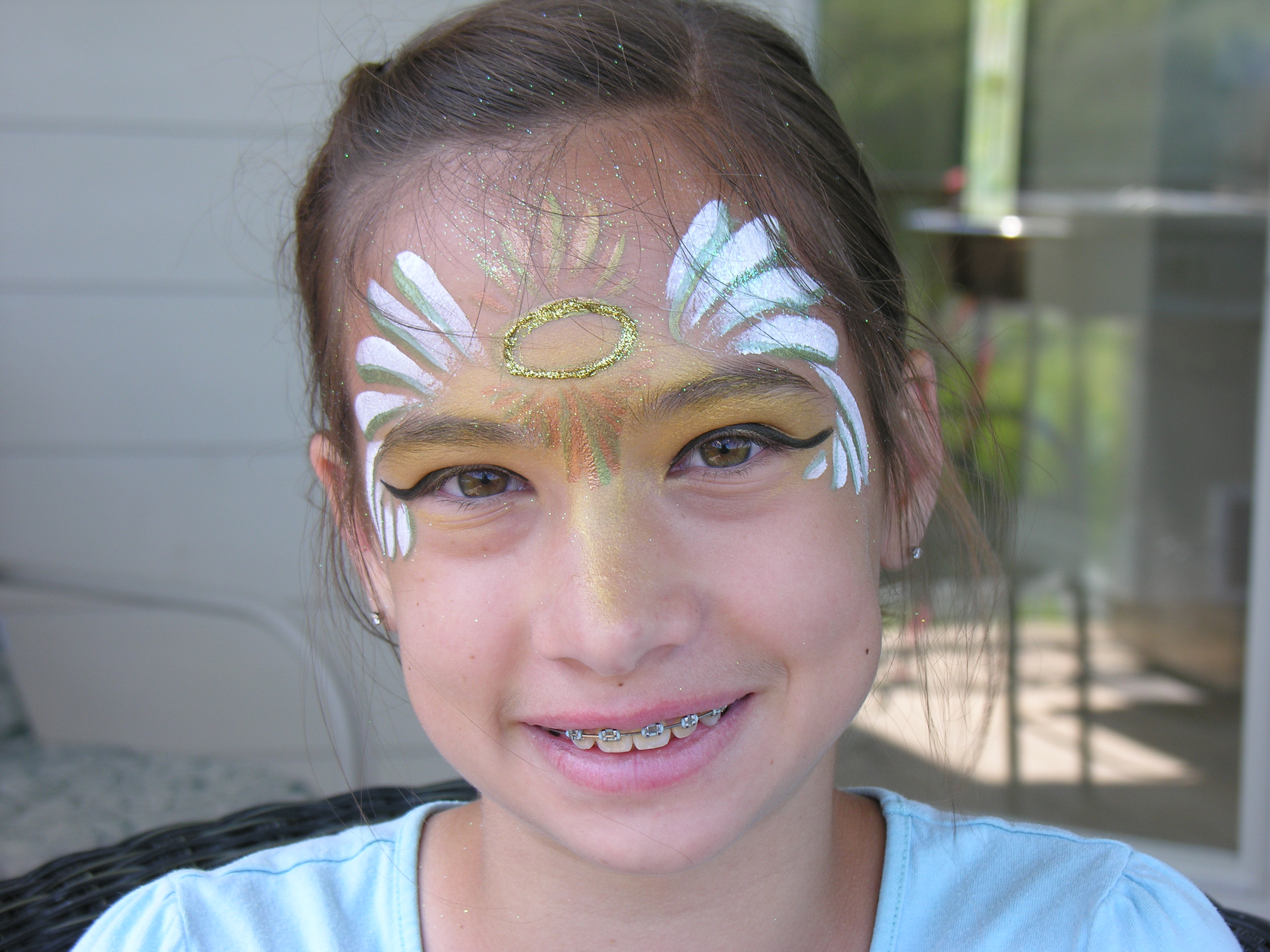 angel face paint | The Painted Otter