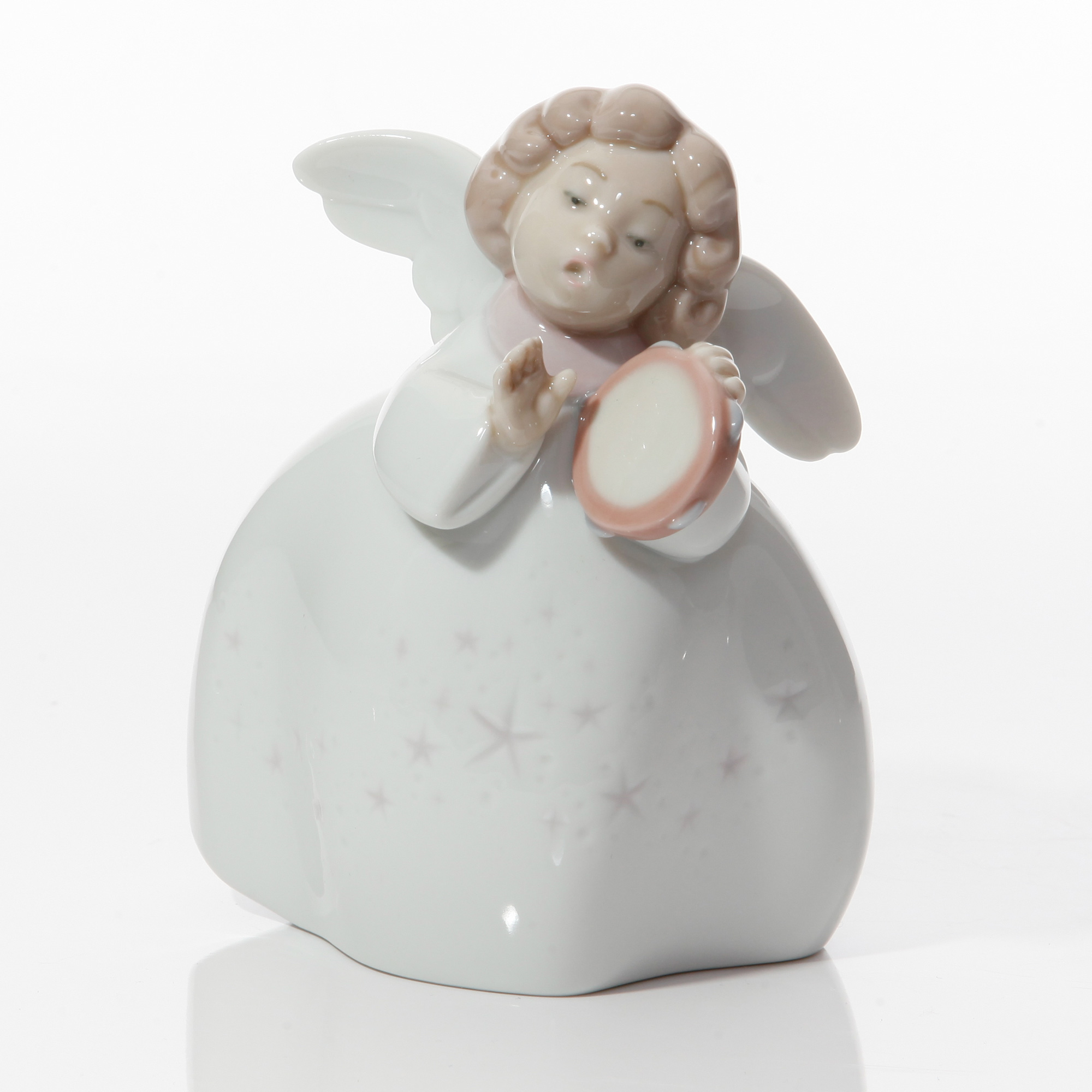 Little Angel with Tambourine 6530 – Lladro Figure | Seaway China Company