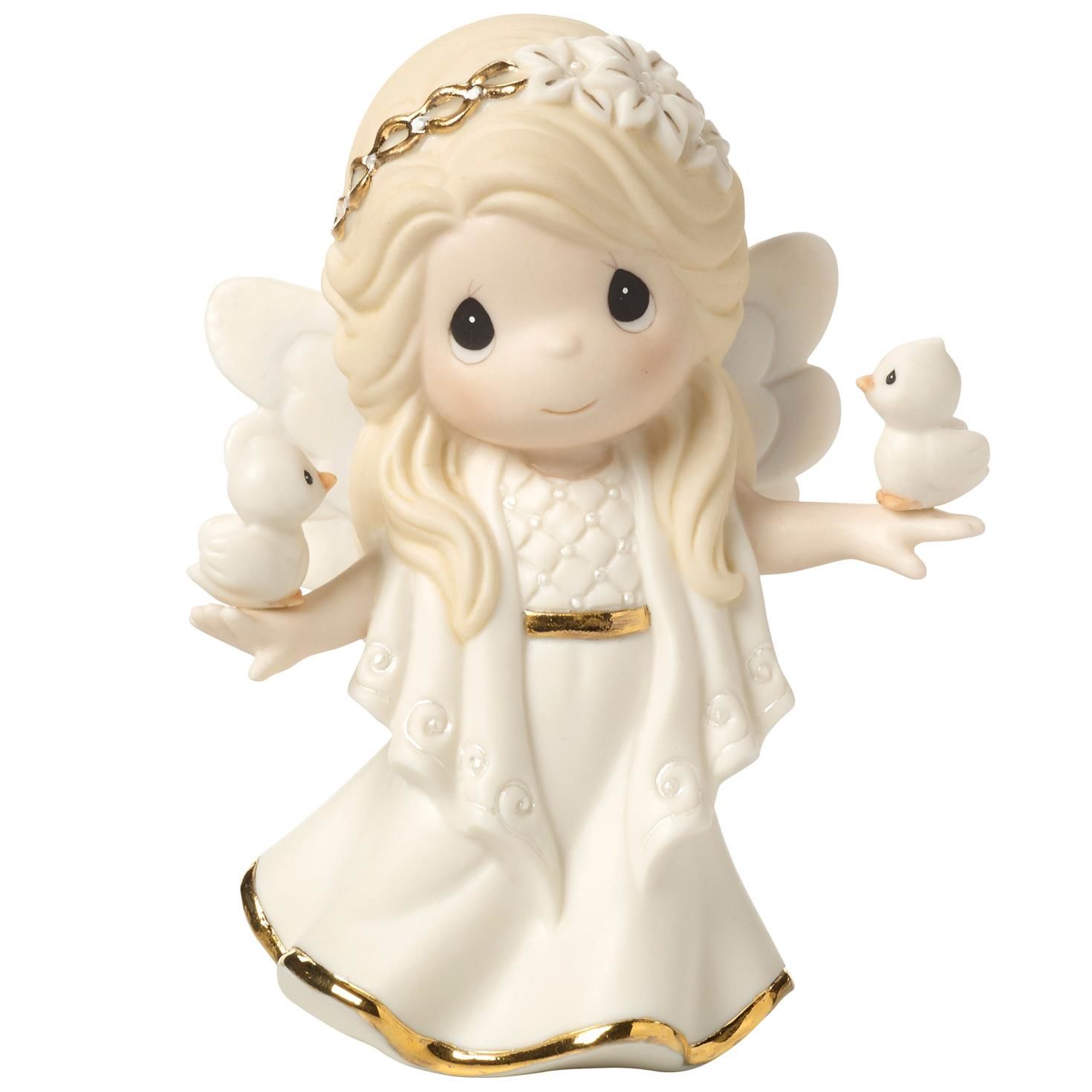 Precious Moments® Peace and Love Angel Figurine, 7th in Series ...