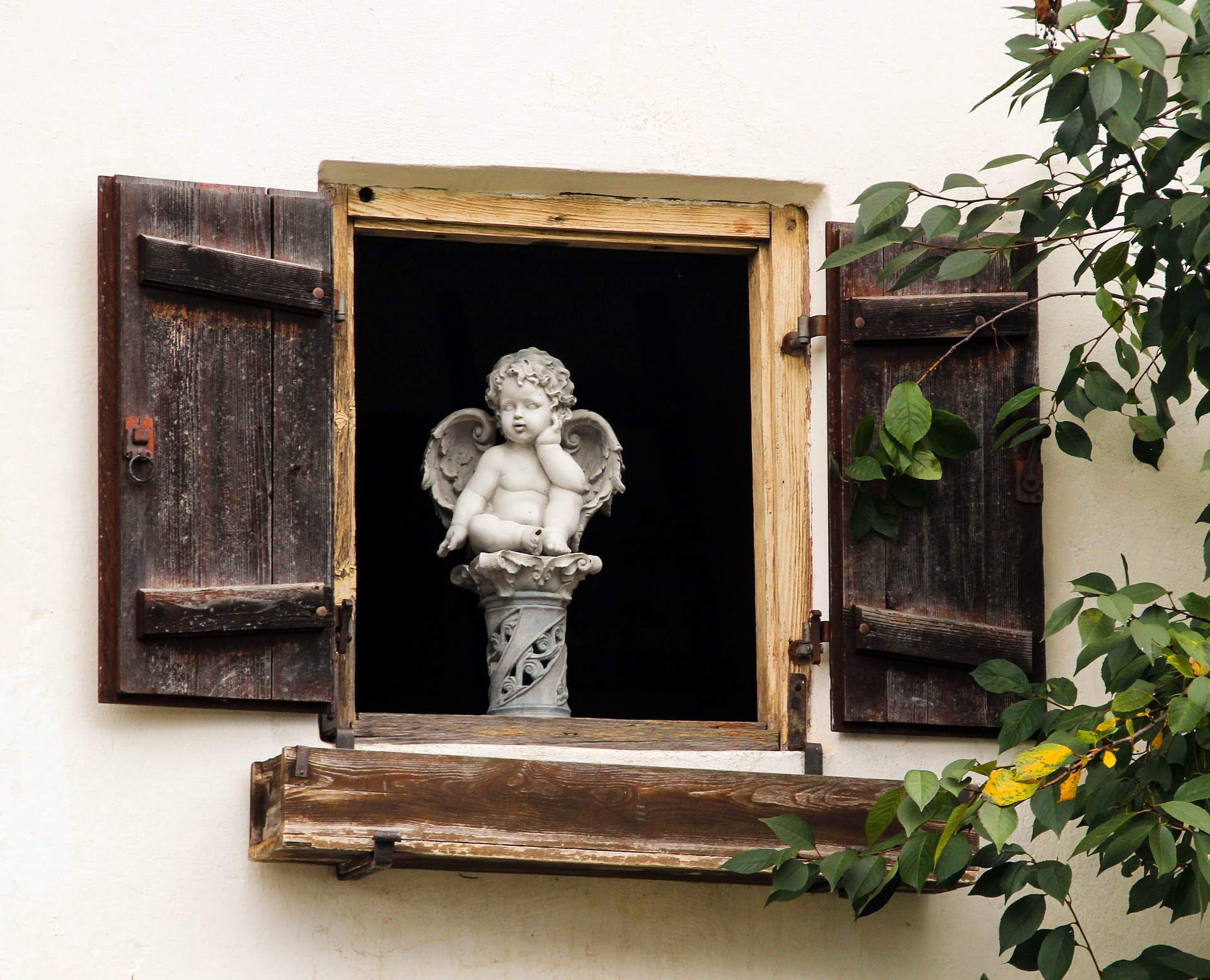 Angel in the window photo