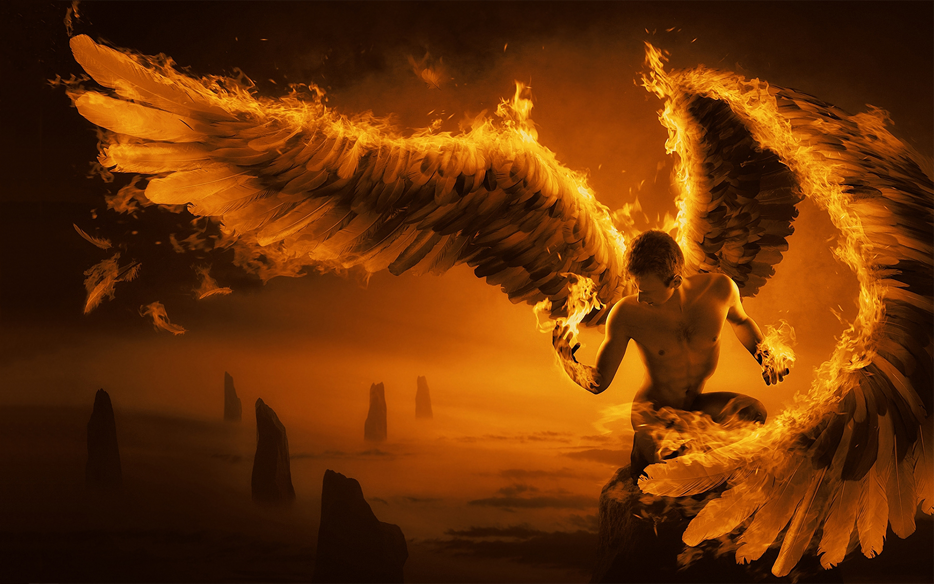 Image - Fire-Angel-Wallpaper.jpg | Superpower Wiki | FANDOM powered ...