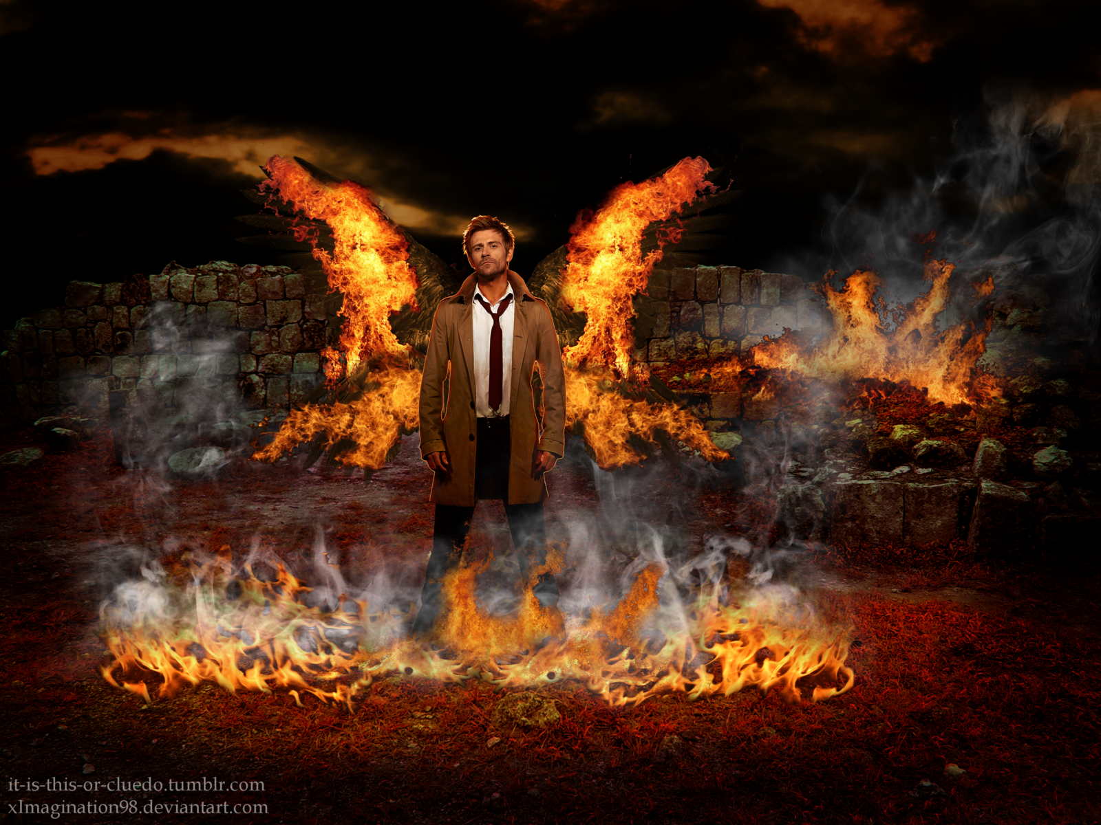 Angel of Fire Constantine by xImagination98 on DeviantArt