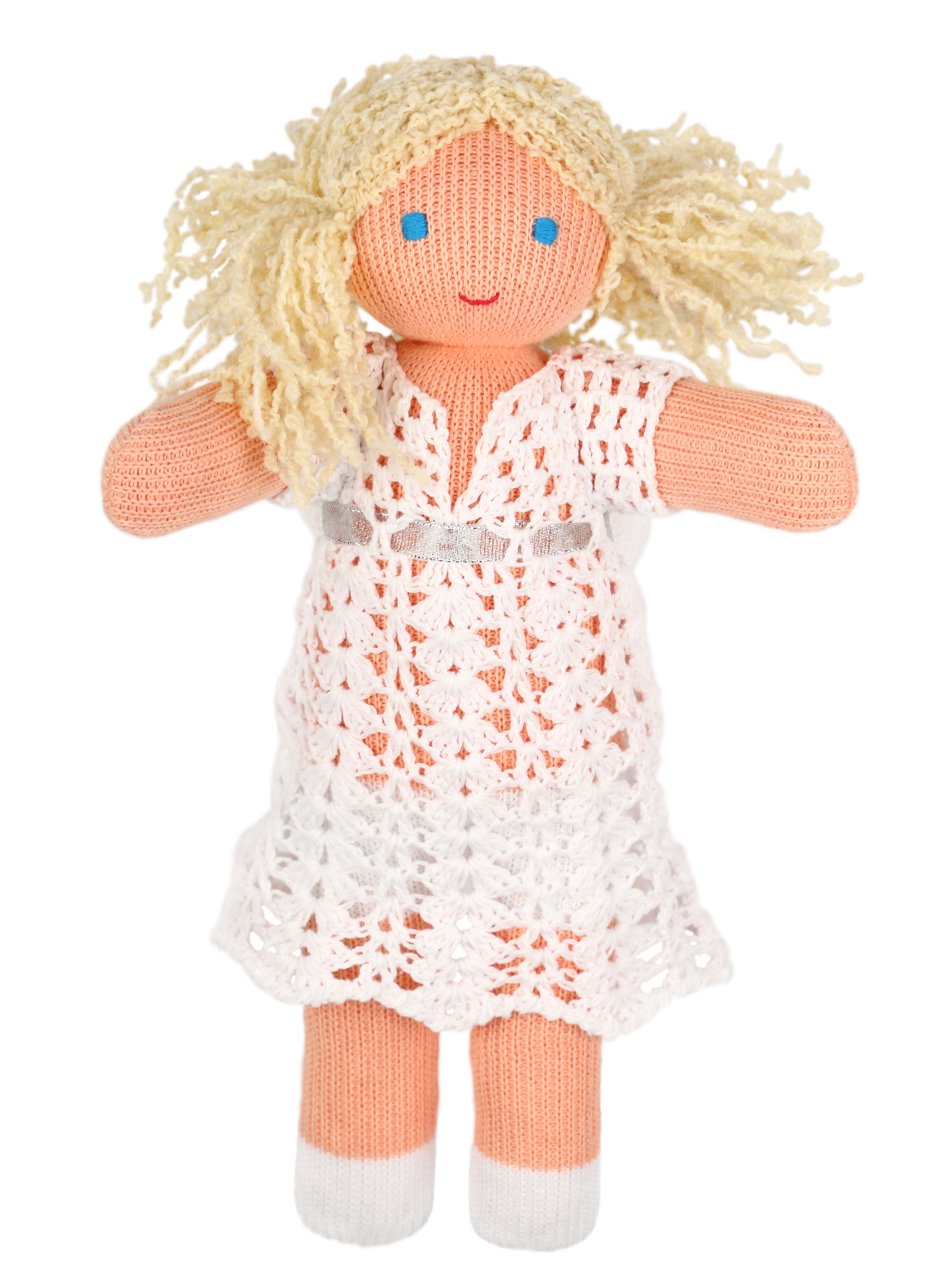 Knitted cotton Doll Angel - Freiatoys