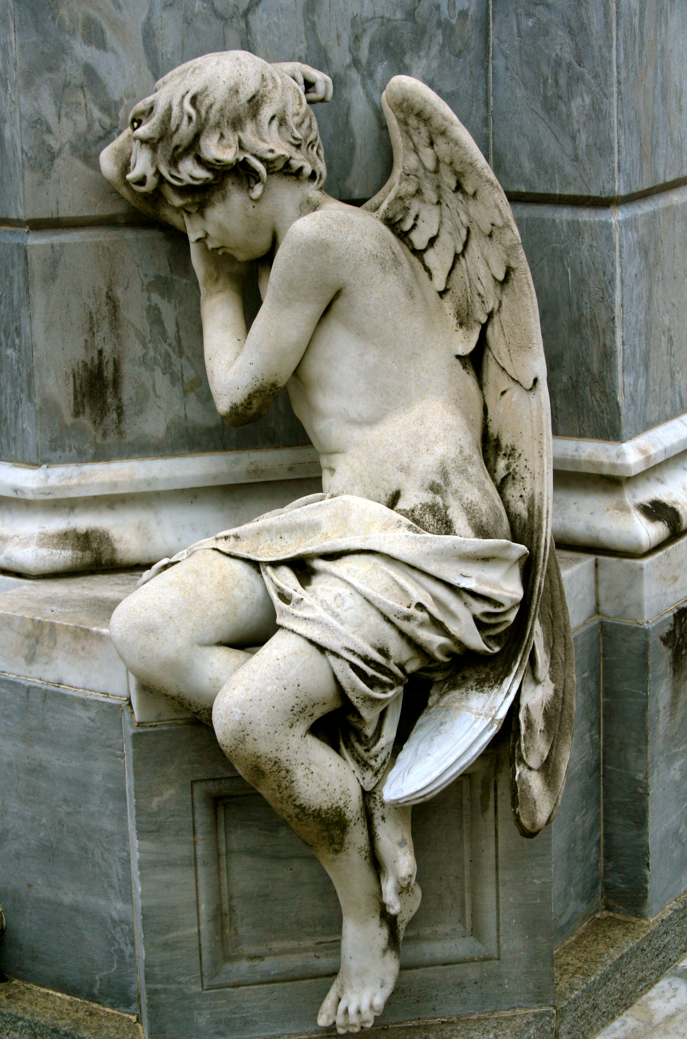 Boy Angel Statue - Viewing Gallery | Cemetery statues... | Pinterest ...