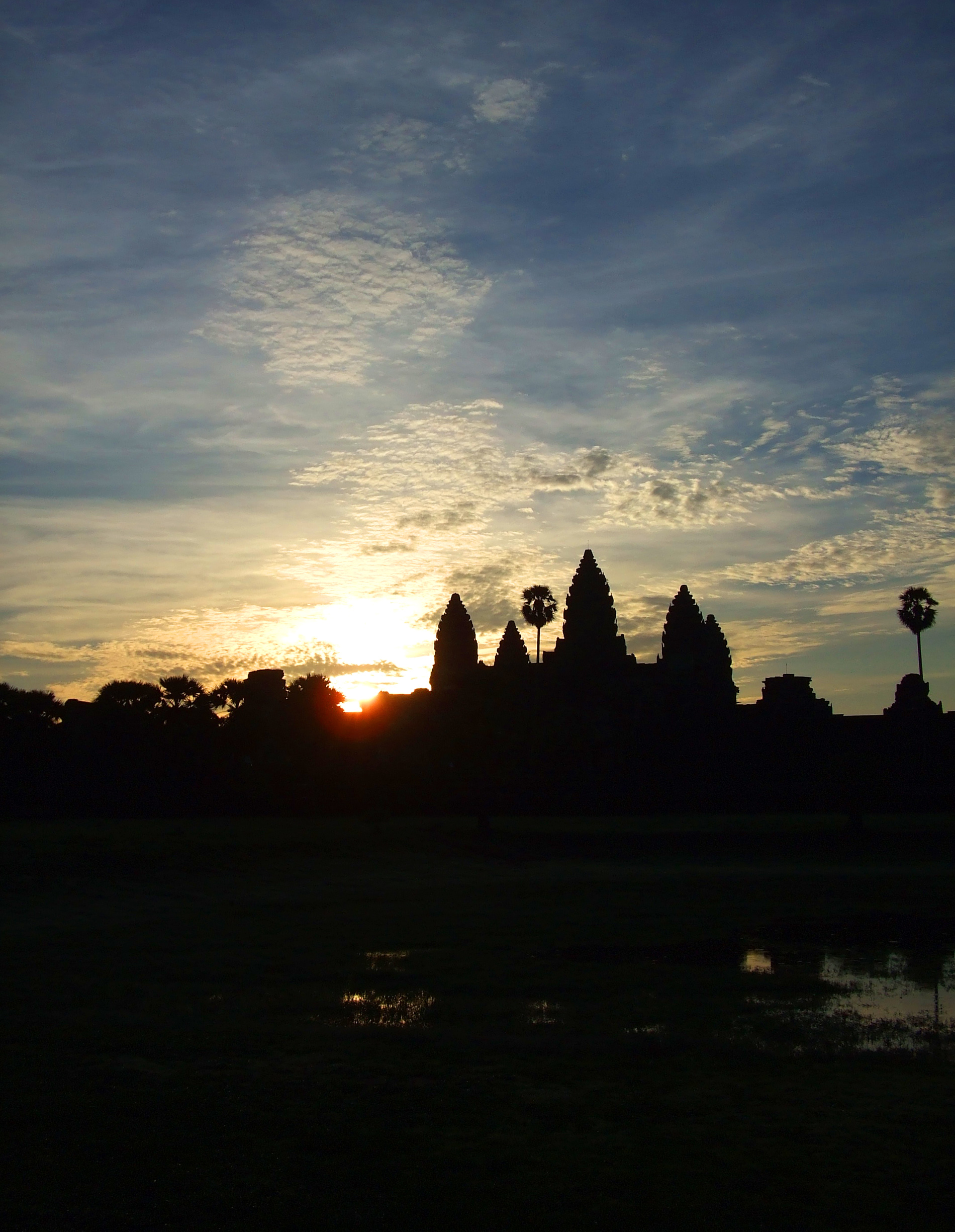 Angkor wat at sunrise - cambodia photo