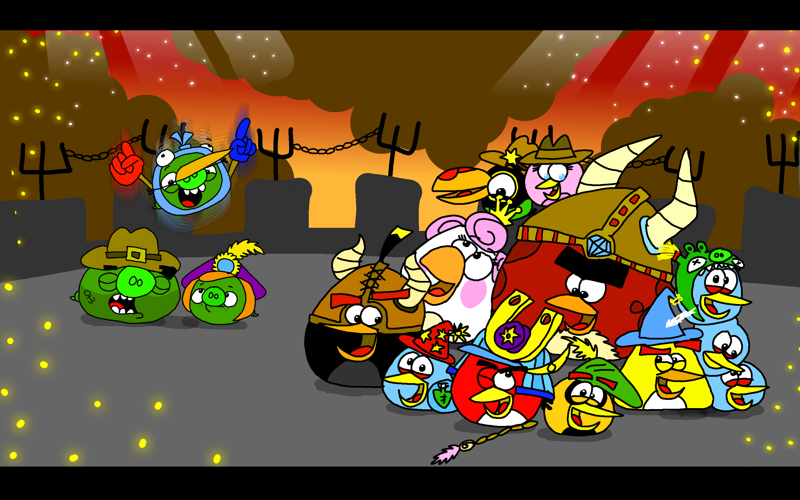Group Photo in Angry Birds Epic by AngryBirdsStuff on DeviantArt