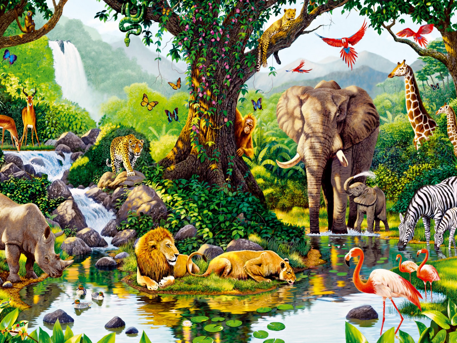 Jungle Animals Seven wallpapers | Jungle Animals Seven stock photos