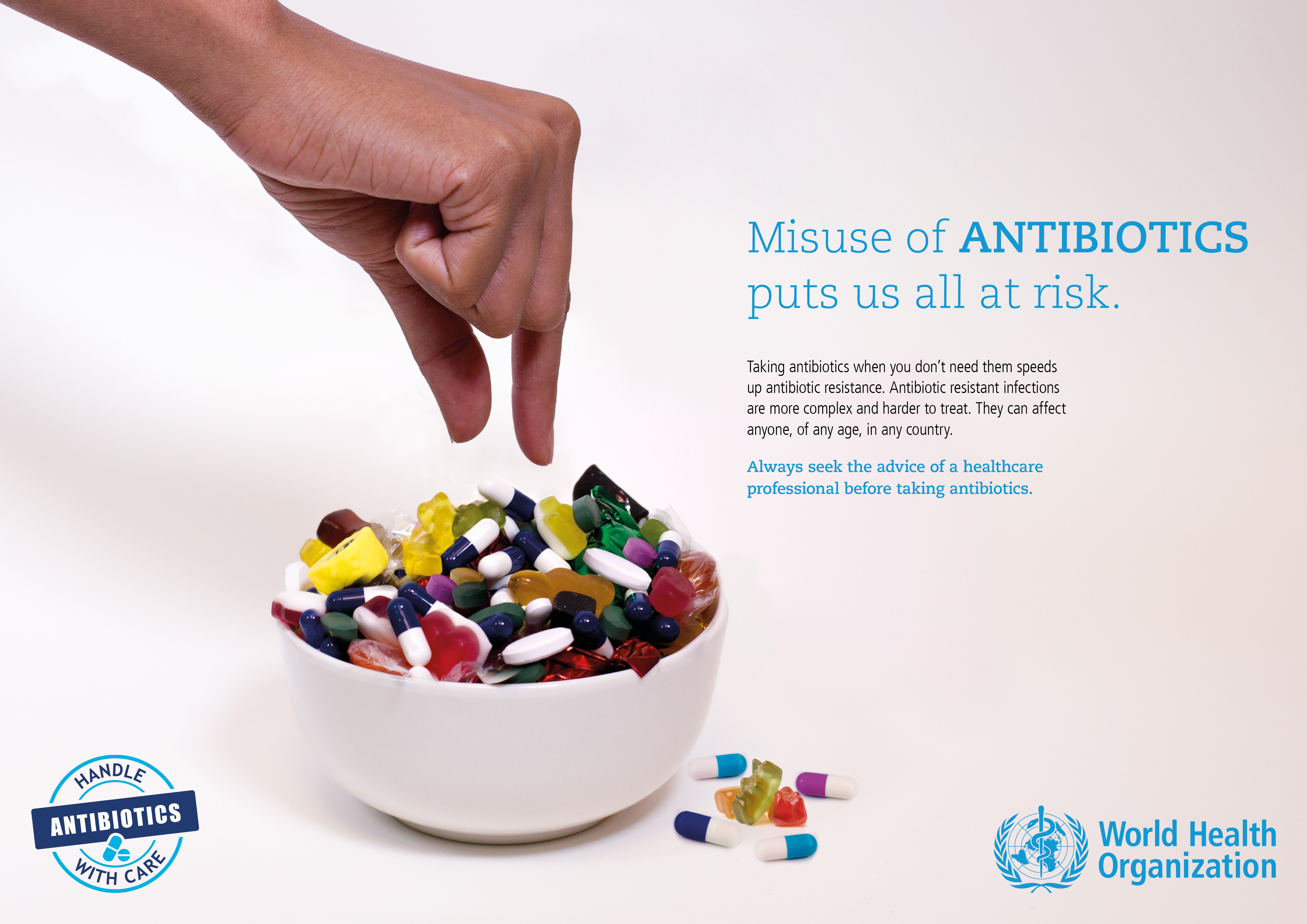 WHO | Posters: World Antibiotic Awareness Week 2017