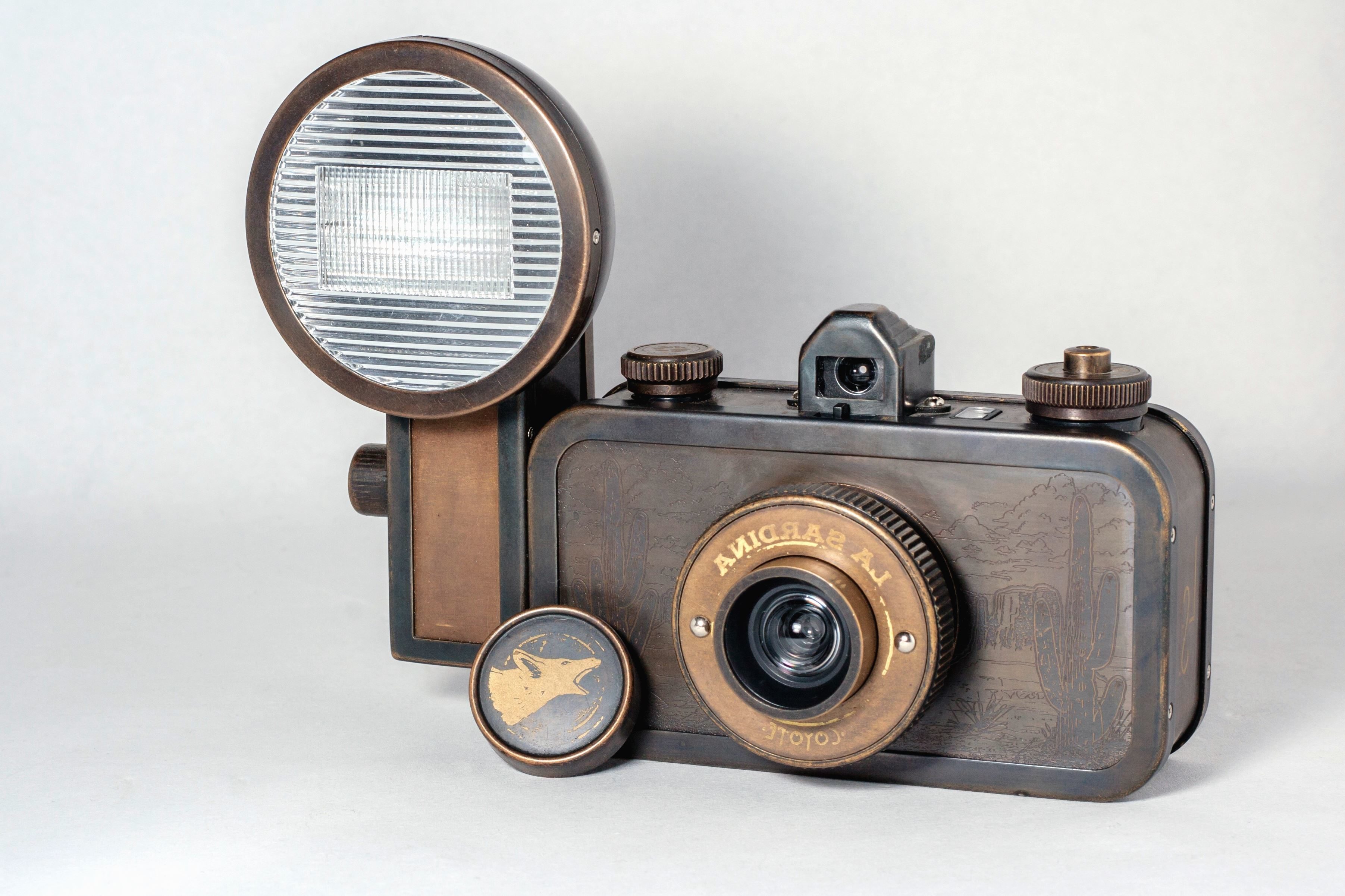 Free picture: photo camera, antique, lens