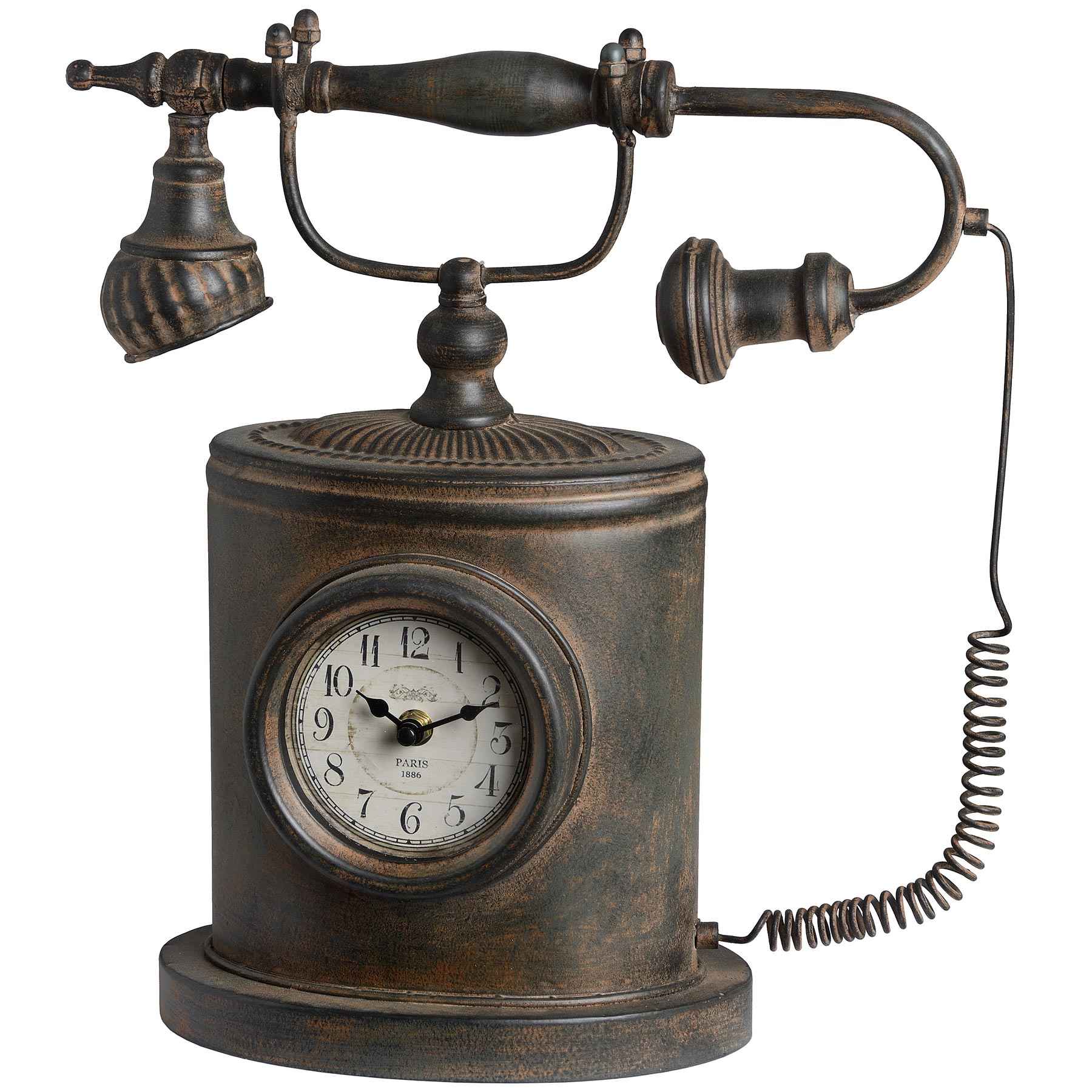 Antique Telephone Clock | From Baytree Interiors