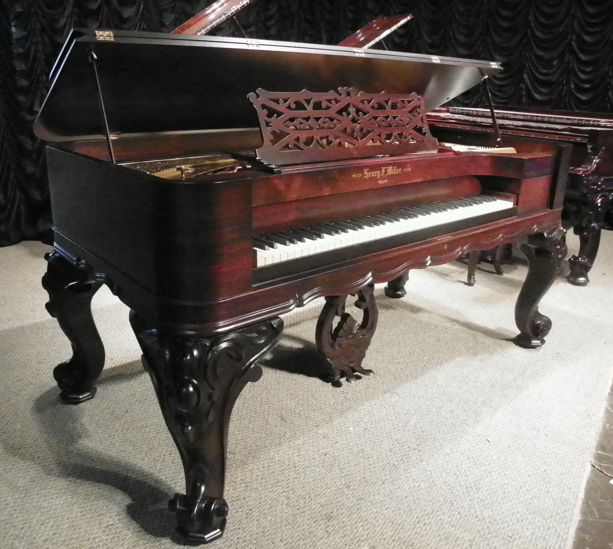 Henry F. Miller Victorian Square Piano | The Antique Piano Shop ...