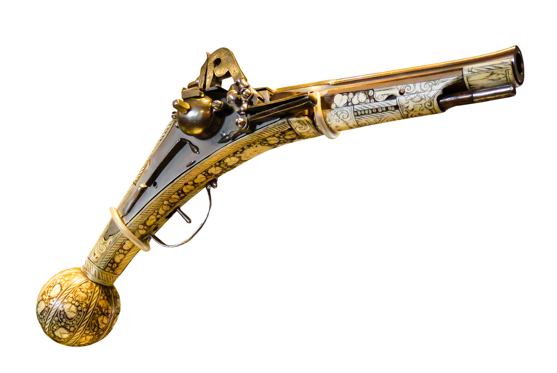 Antique pistol photo