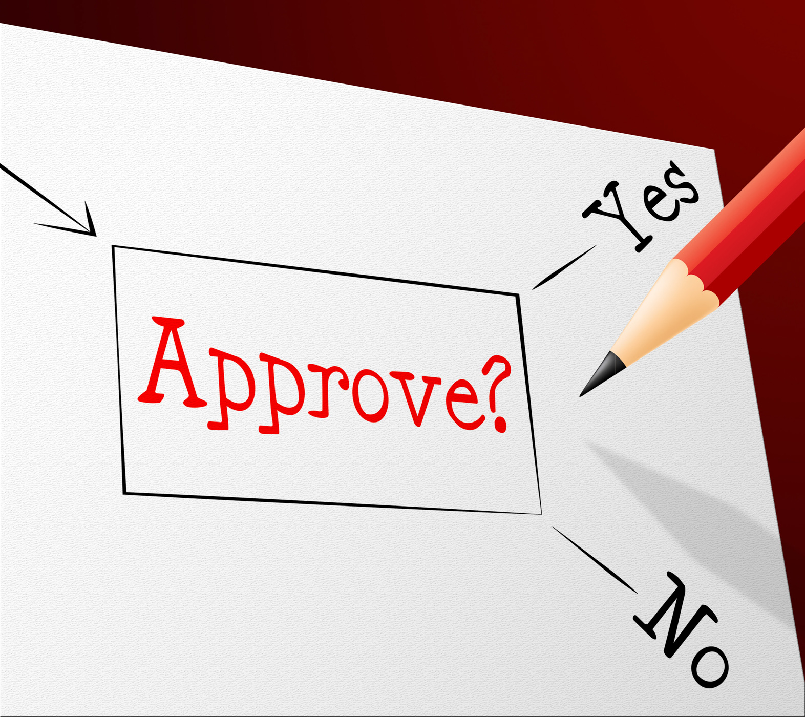 Approve Approval Represents Option Endorsed And Assured, Alternative, Decision, Ratified, Path, HQ Photo