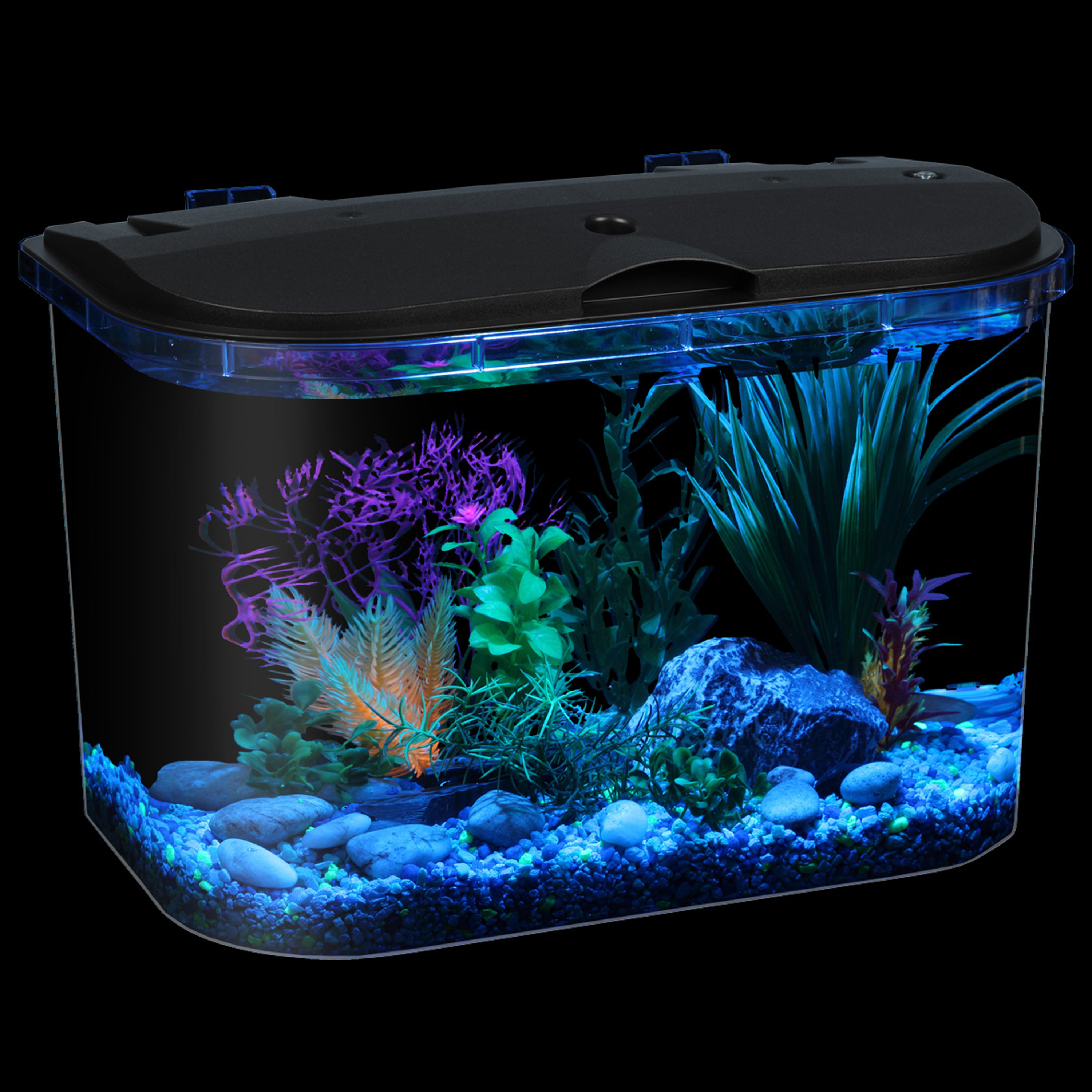 Hawkeye Panaview Aquarium with LED Lighting and Power Filter, 5 ...