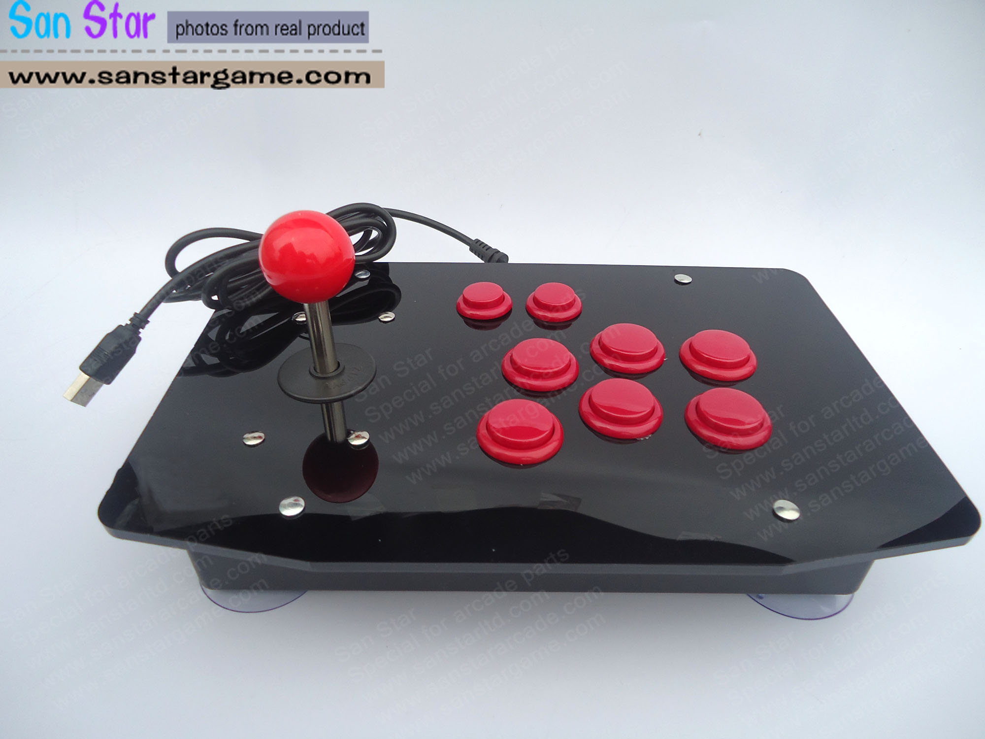 Free Shipping USB Fighting Stick With build-in 8 Button Arcade ...