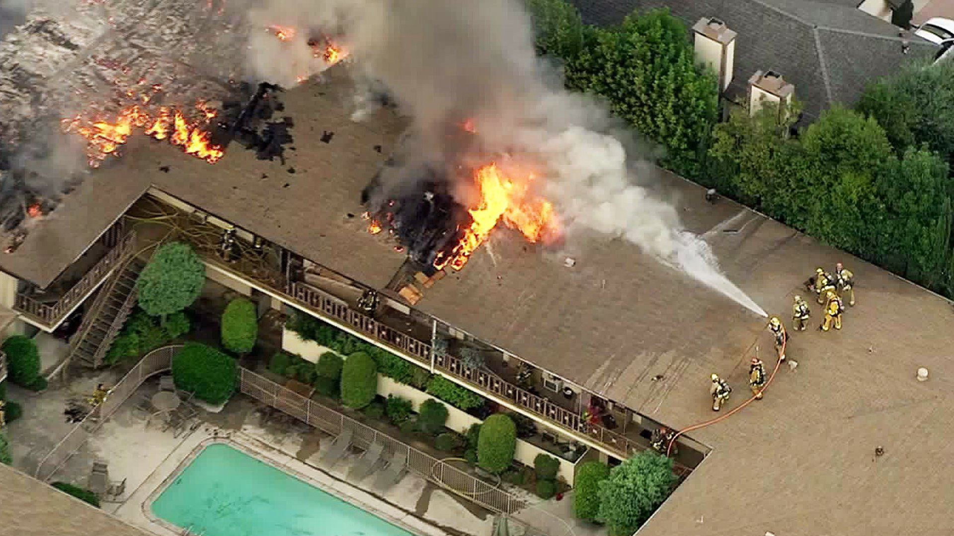 Dozens Displaced After Fire Tears Through Arcadia Apartment Building ...