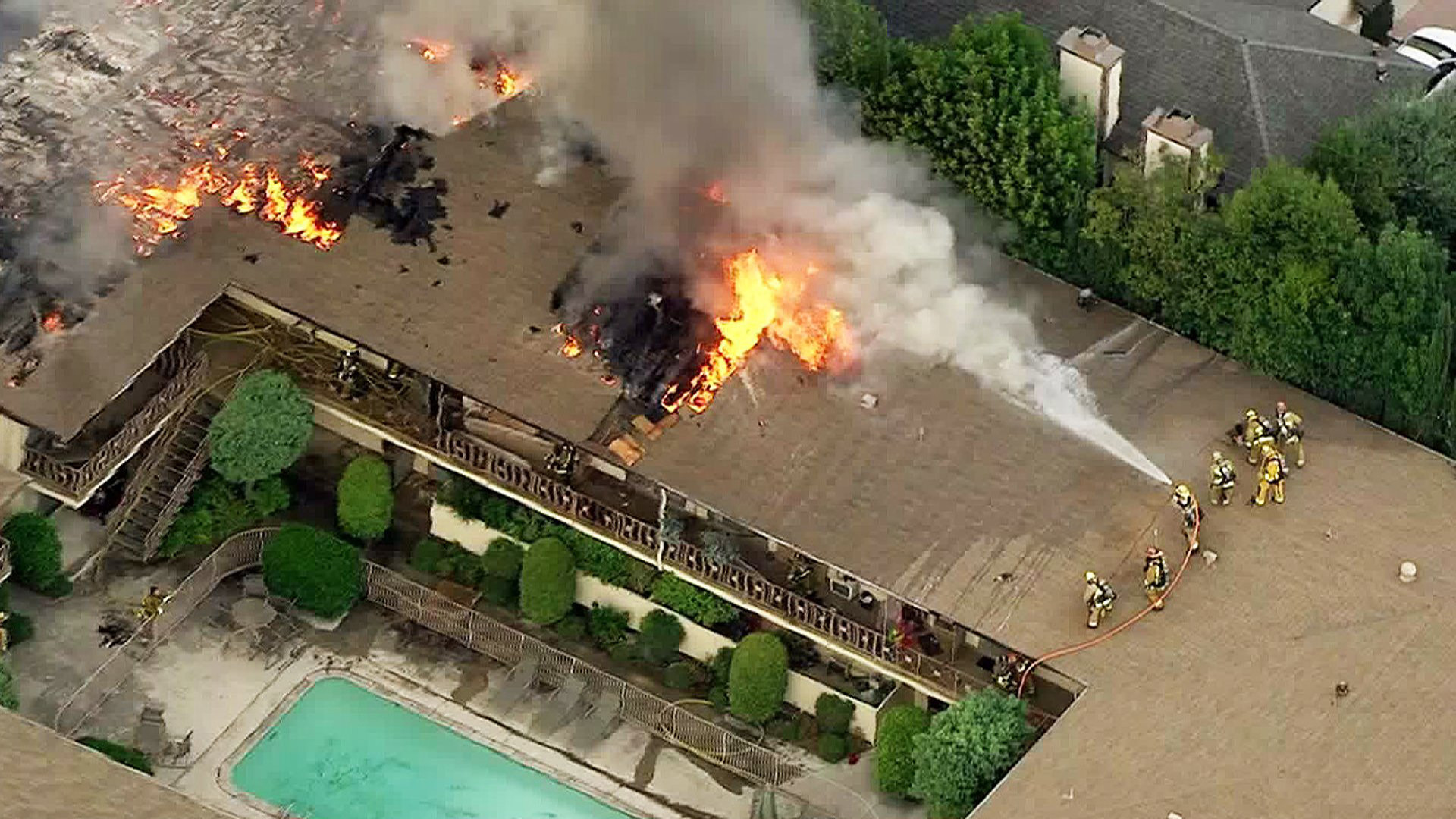 Dozens of people displaced after fire tears through Arcadia ...