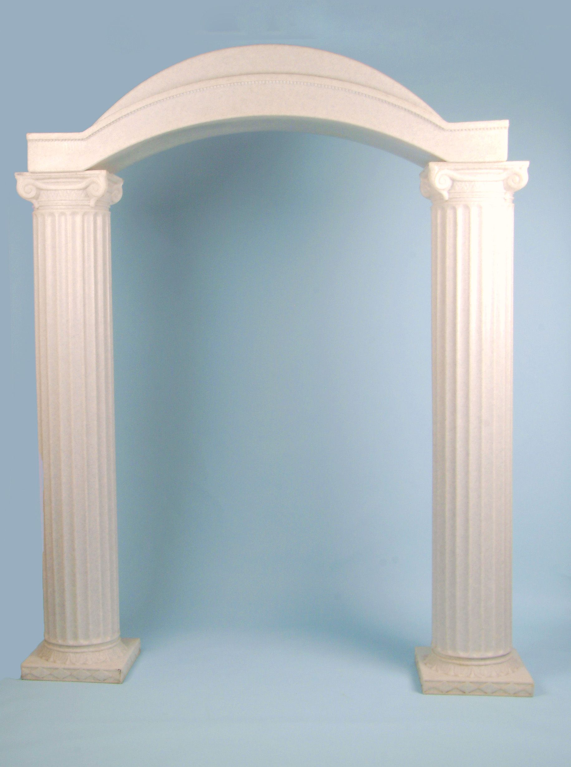 wedding columns and arches | Roman Granite Column Resin Arch, 83 ...
