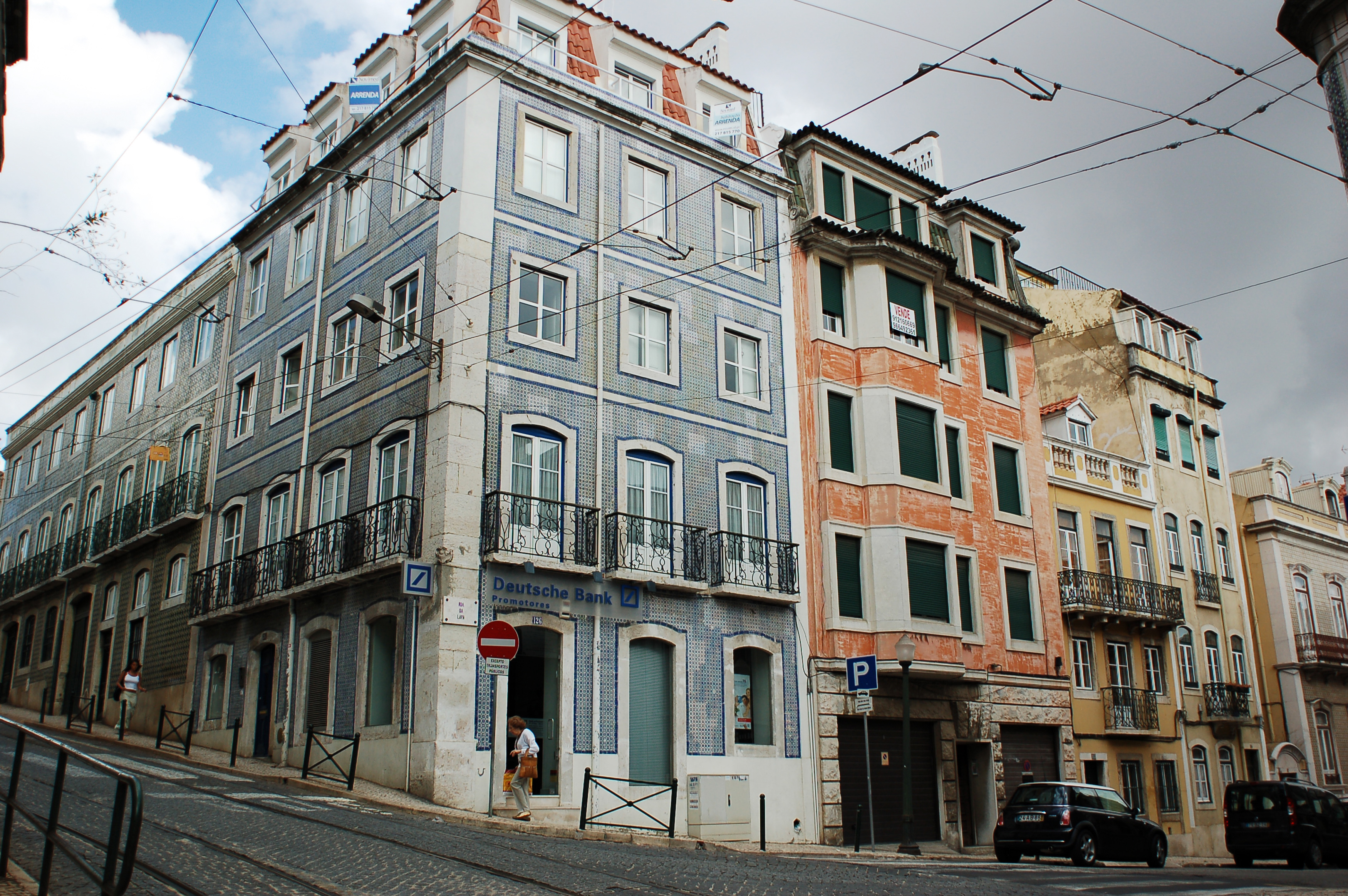 File:Architecture of Lisbon streets, pattern. Portugal, Southwestern ...