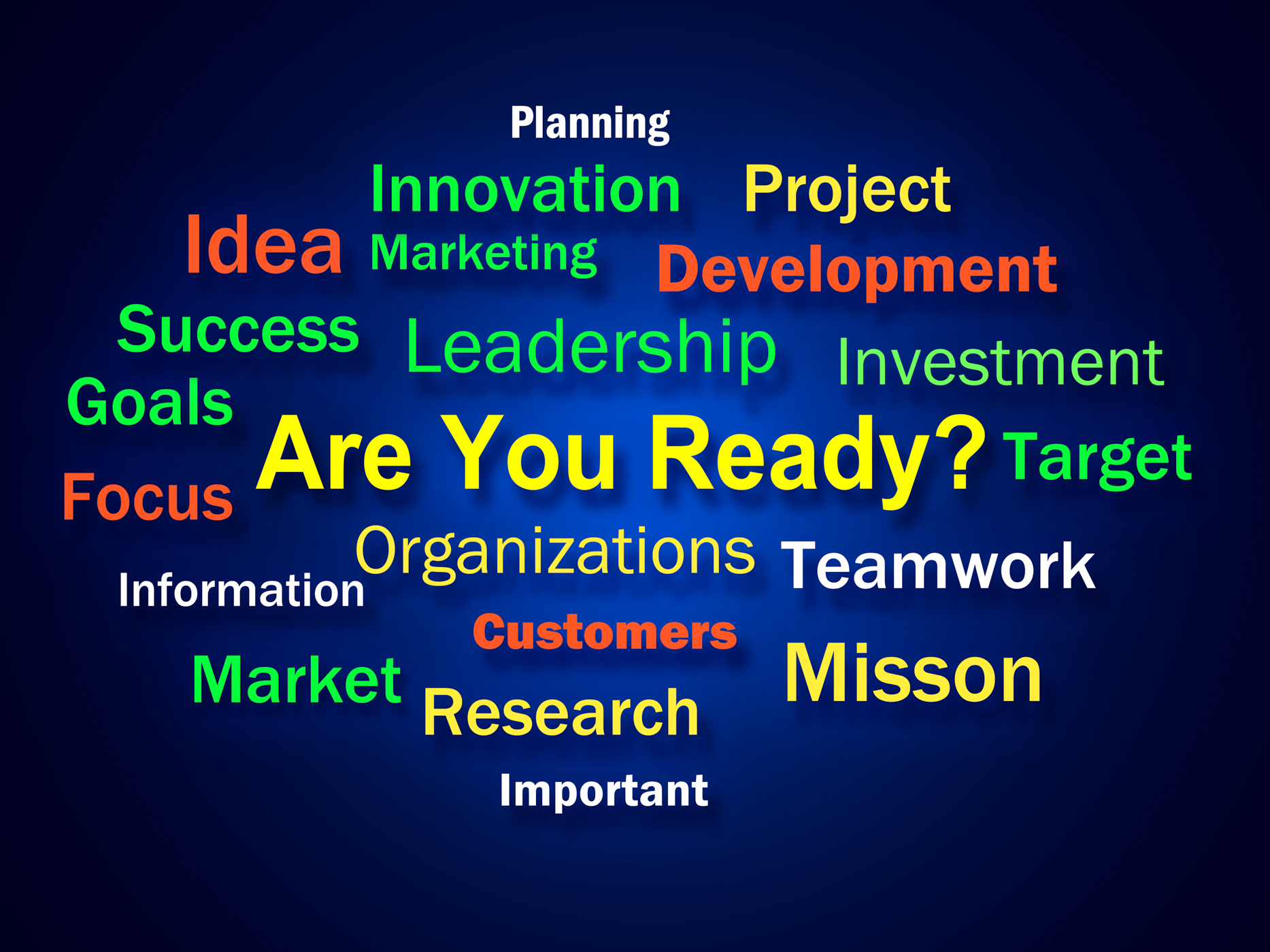Are you ready brainstorm shows prepared for business photo