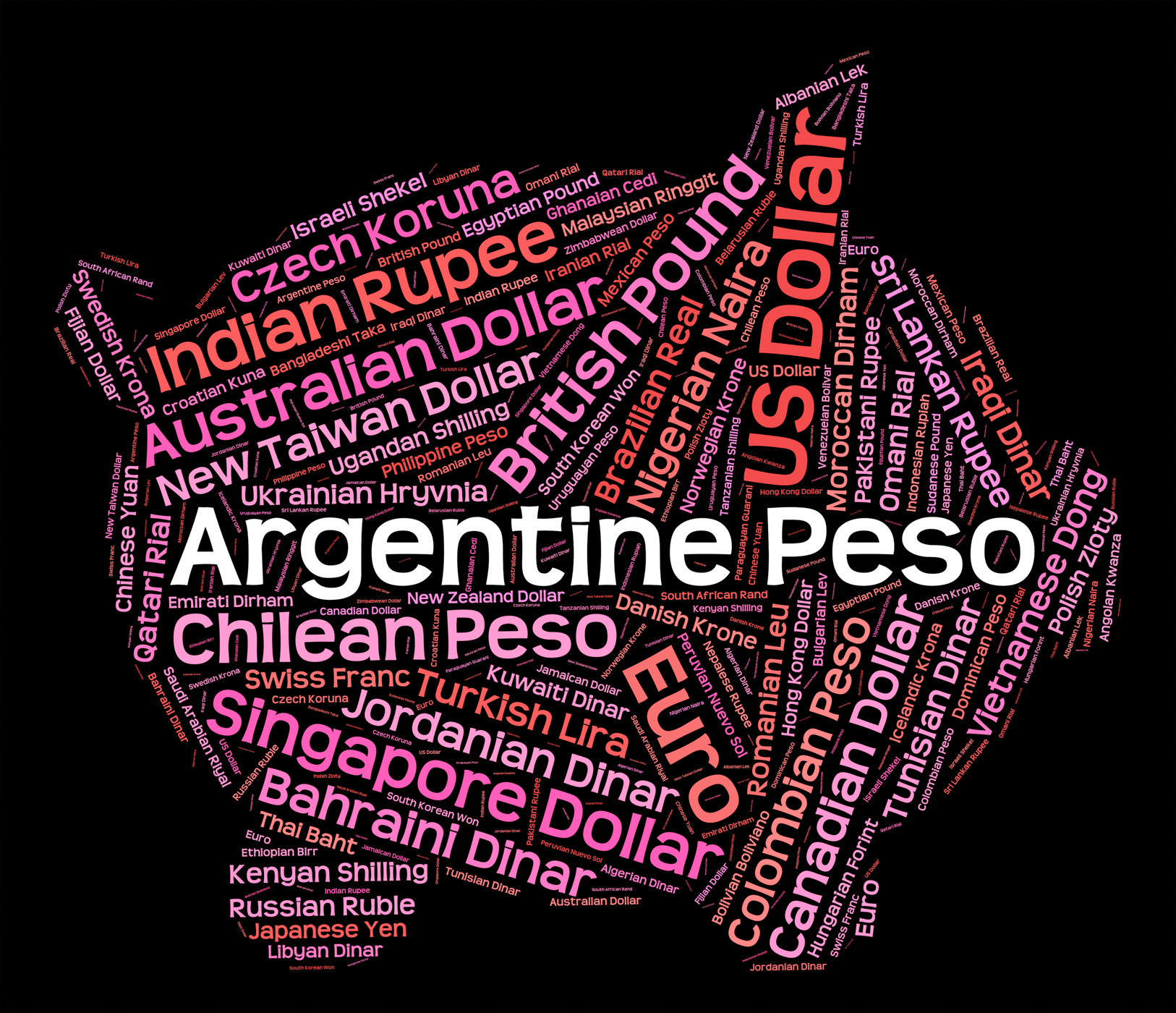 Argentine peso represents foreign exchange and argentina photo