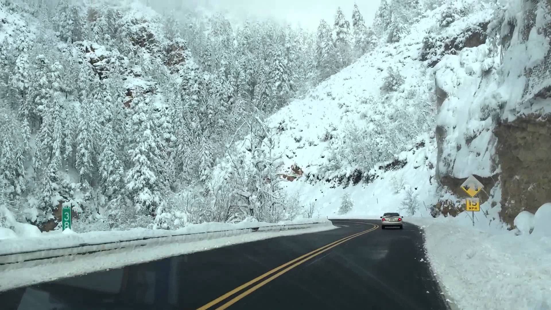 Flagstaff Arizona Snow - YouTube
