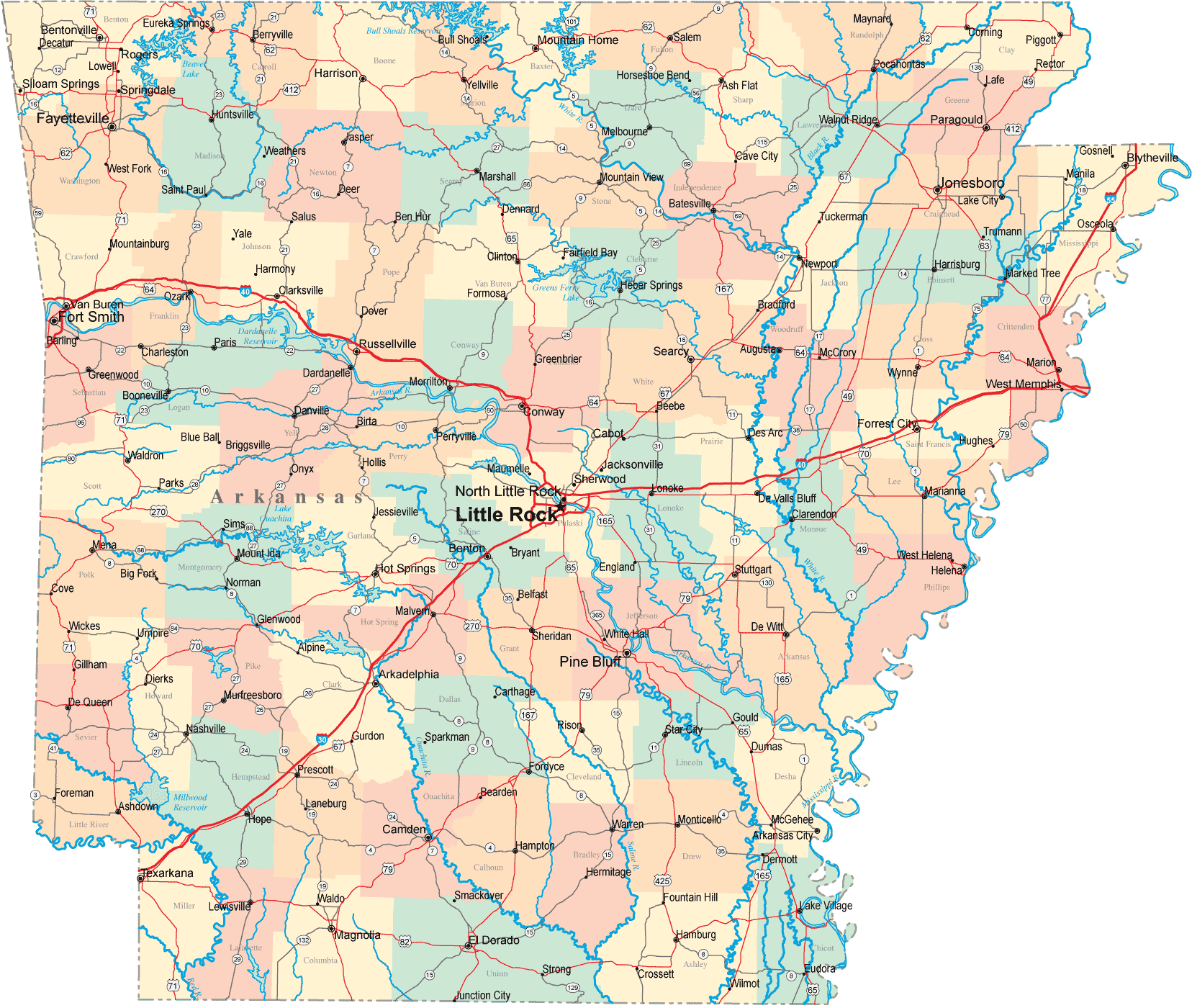 Arkansas, AR - Travel Around USA