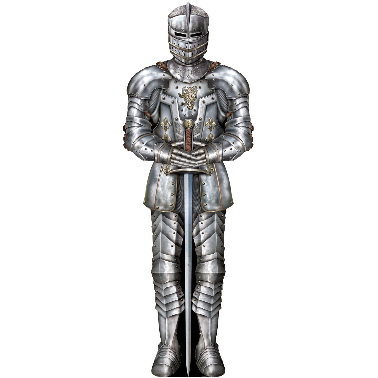 Amazon.com: Beistle 57466 Jointed Suit of Armor, 6-Feet: Kitchen ...
