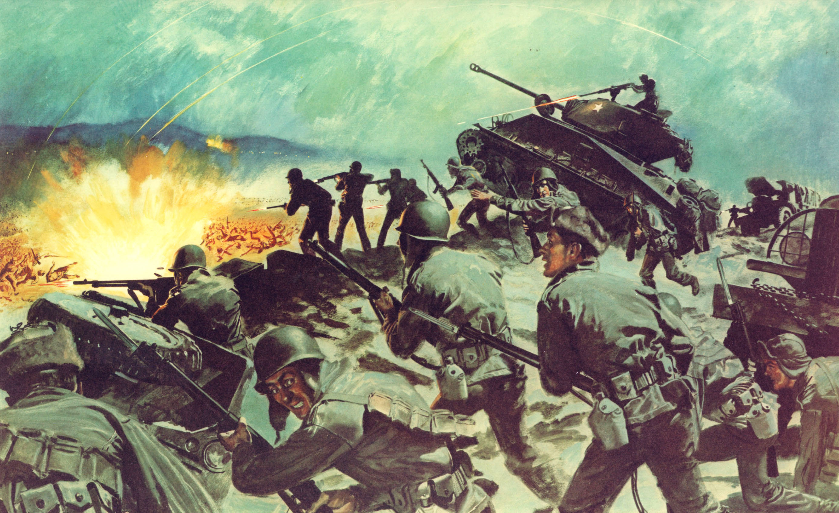 File:U.S. Army In Action DA Poster 21-47 Breakthrough at Chipyong-Ni ...