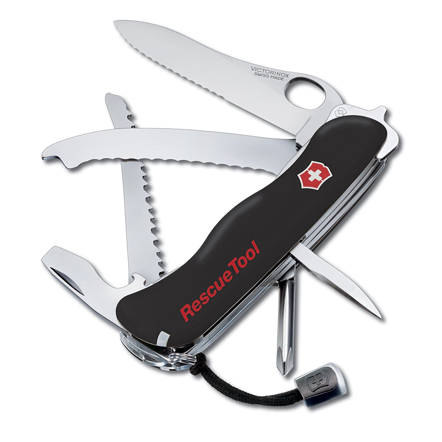 Amazon.com: Victorinox Swiss Army Rescue Tool Pocket Knife with ...