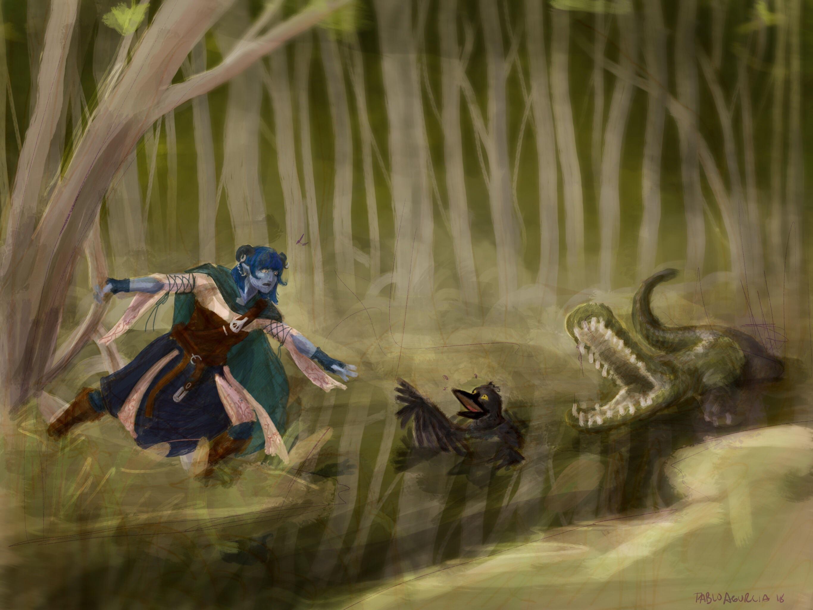Spoilers C2E20] Jester goes for Kiri, art by me : criticalrole