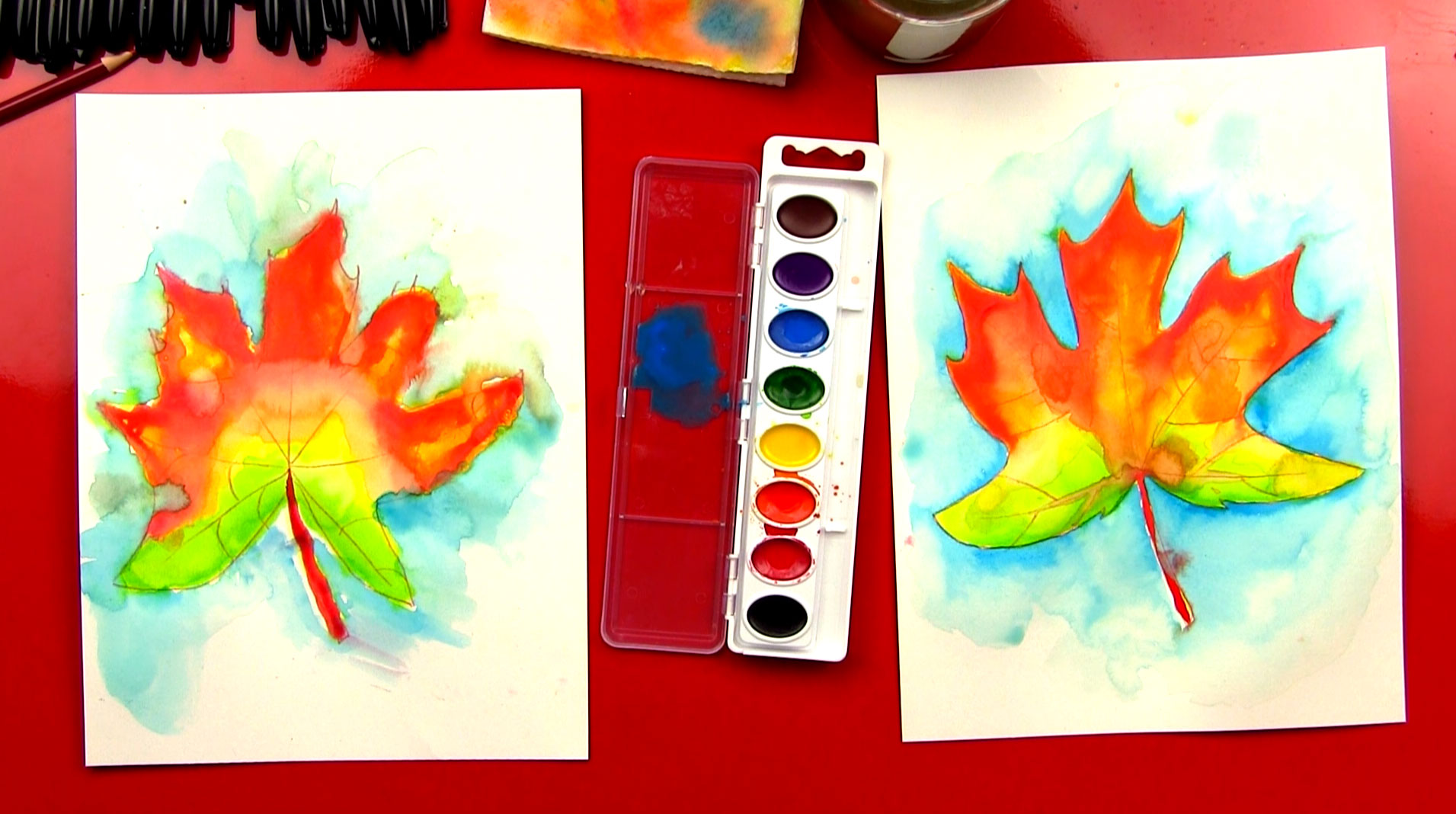 How To Paint With Watercolor (For Kids) - Art For Kids Hub -